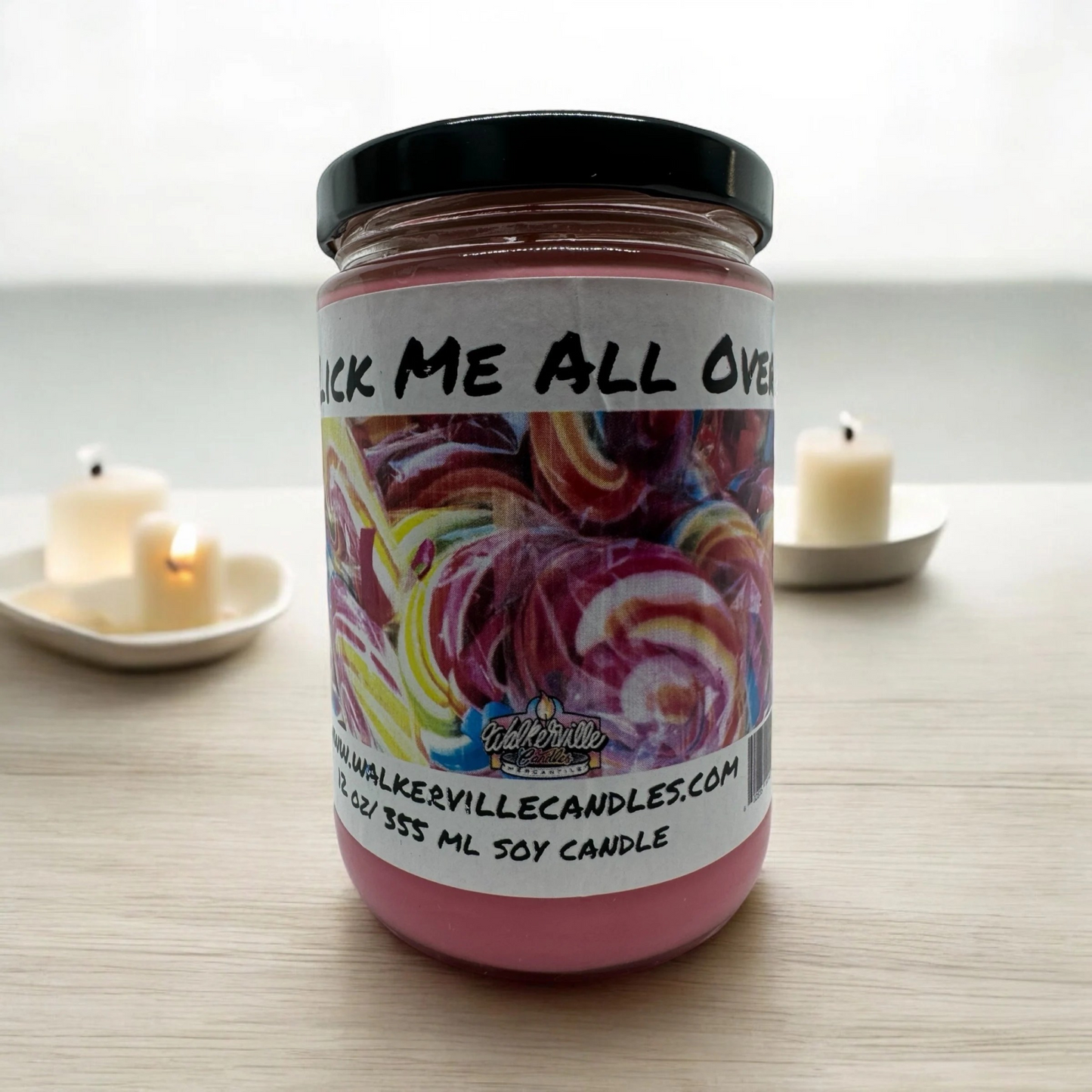 Lick Me All Over 100% Coconut Soy Eco-friendly 12 oz Candle