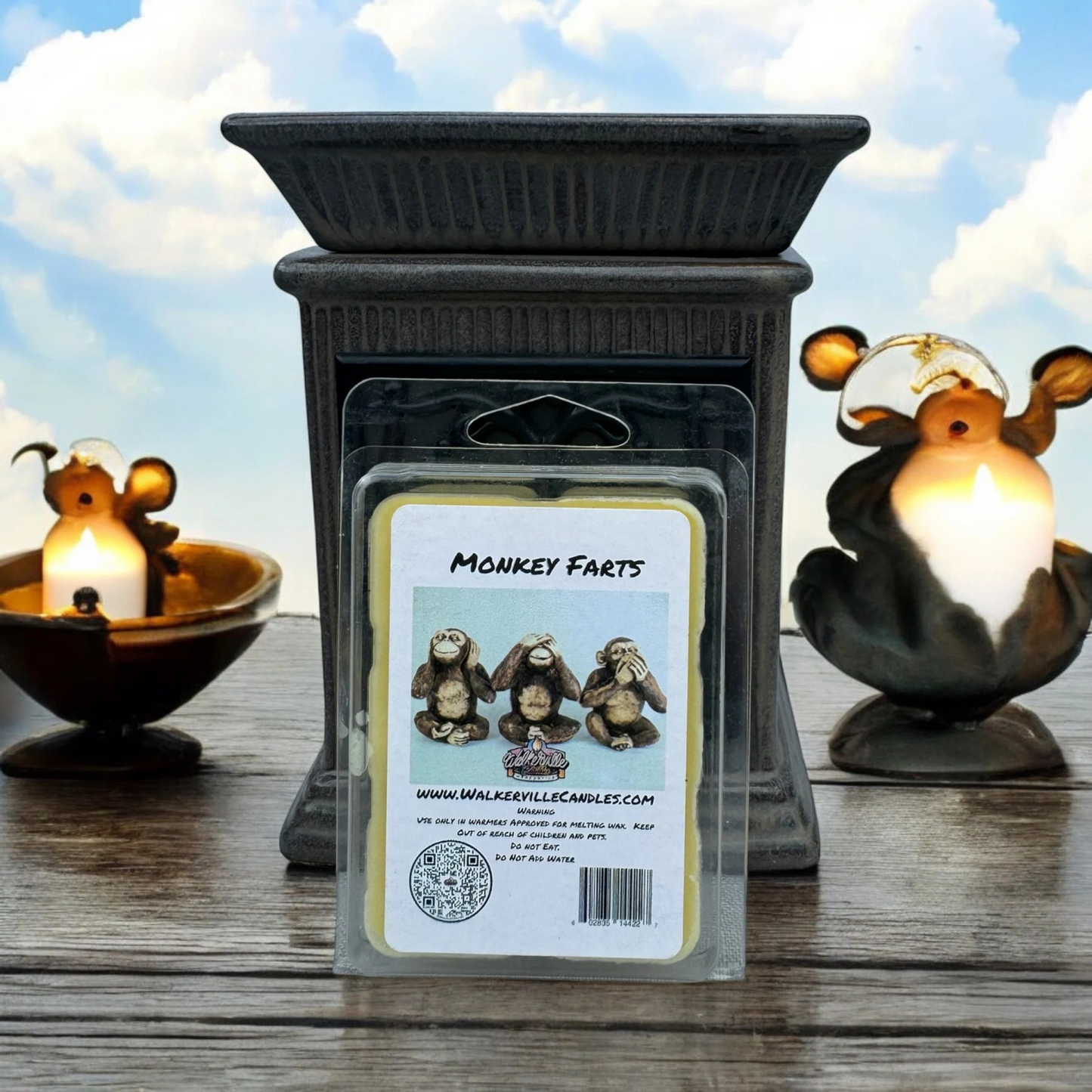 Monkey Farts Scented Handmade, Eco-friendly Wax Melt