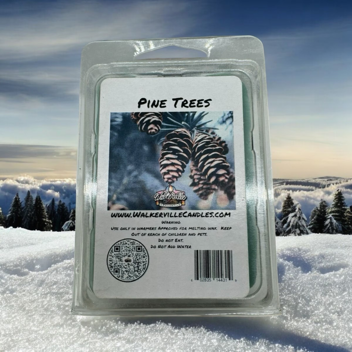 Pine Trees Scented Handmade, Eco-friendly Wax Melt