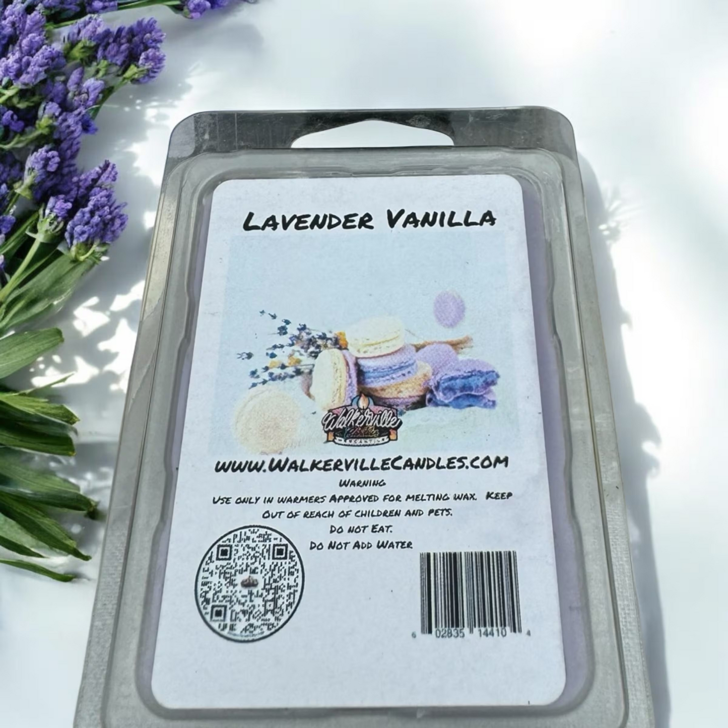 Lavender & Vanilla Scented Handmade, Eco-friendly Wax Melt