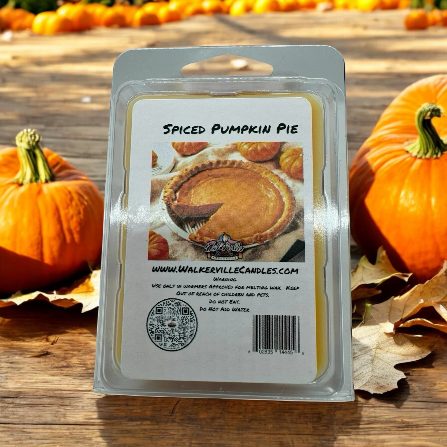 Spiced Pumpkin Pie Scented Handmade, Eco-friendly Wax Melt