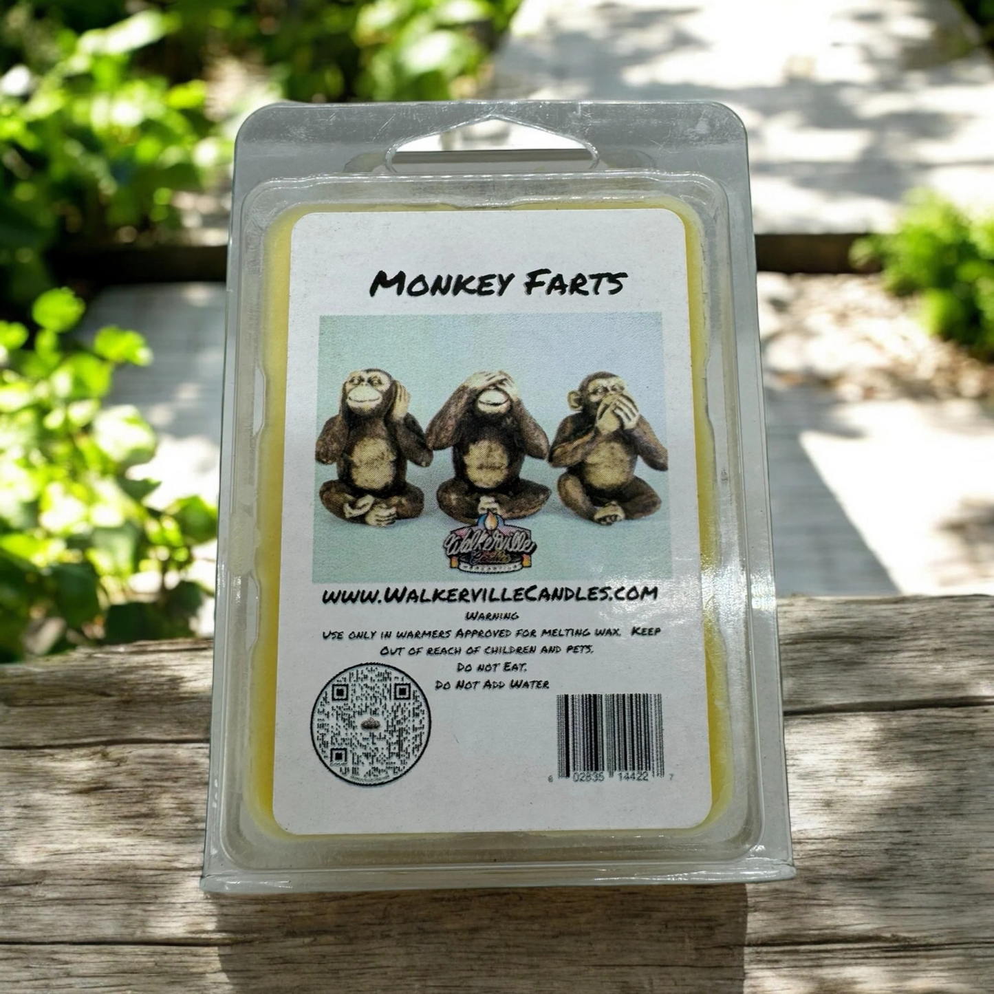 Monkey Farts Scented Handmade, Eco-friendly Wax Melt
