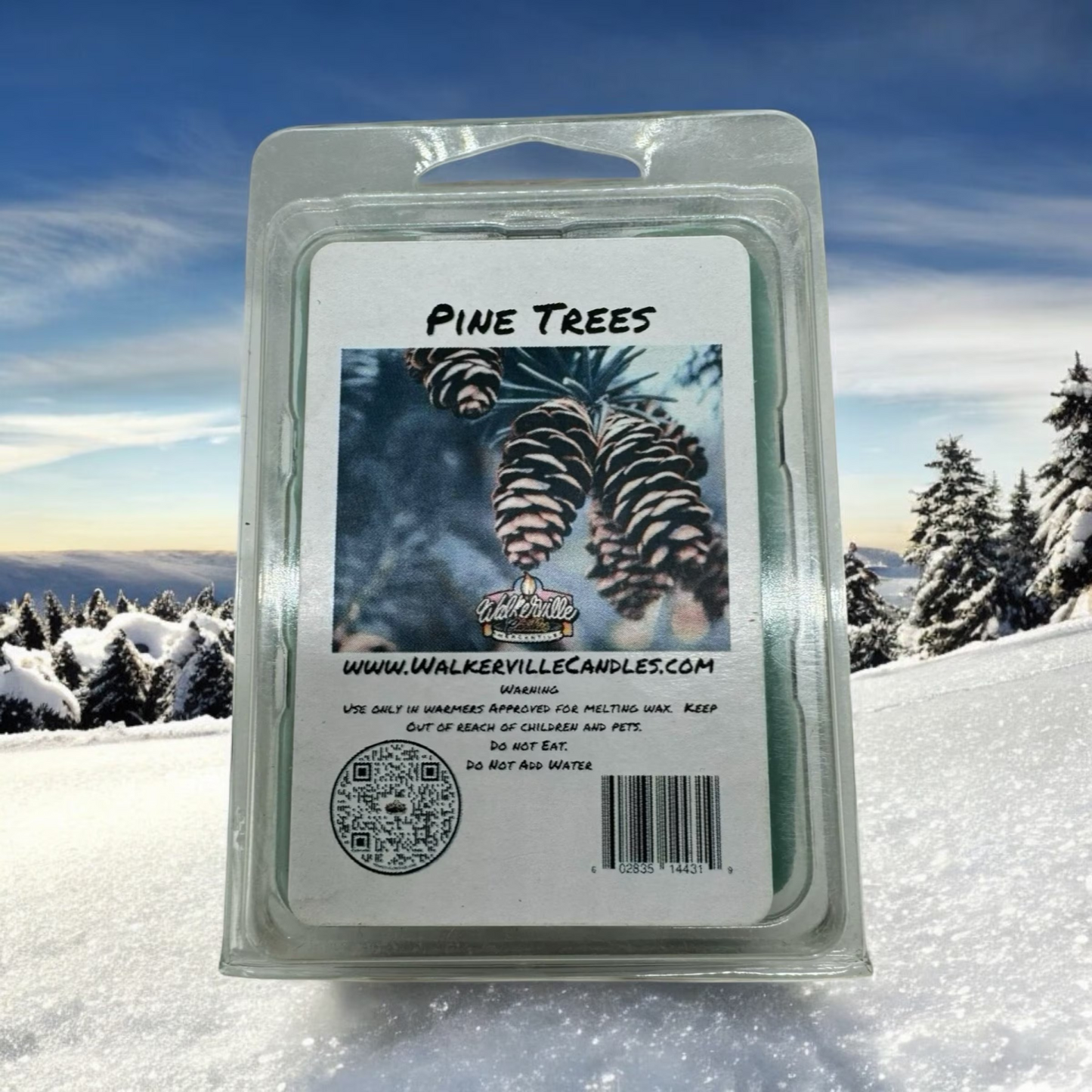 Pine Trees Scented Handmade, Eco-friendly Wax Melt