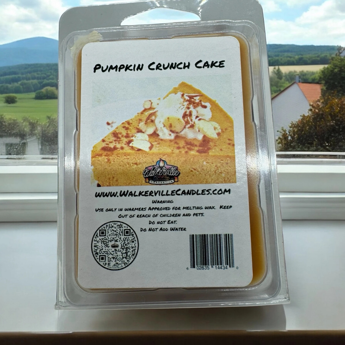 Pumpkin Crunch Cake Scented Handmade, Eco-friendly Wax Melt