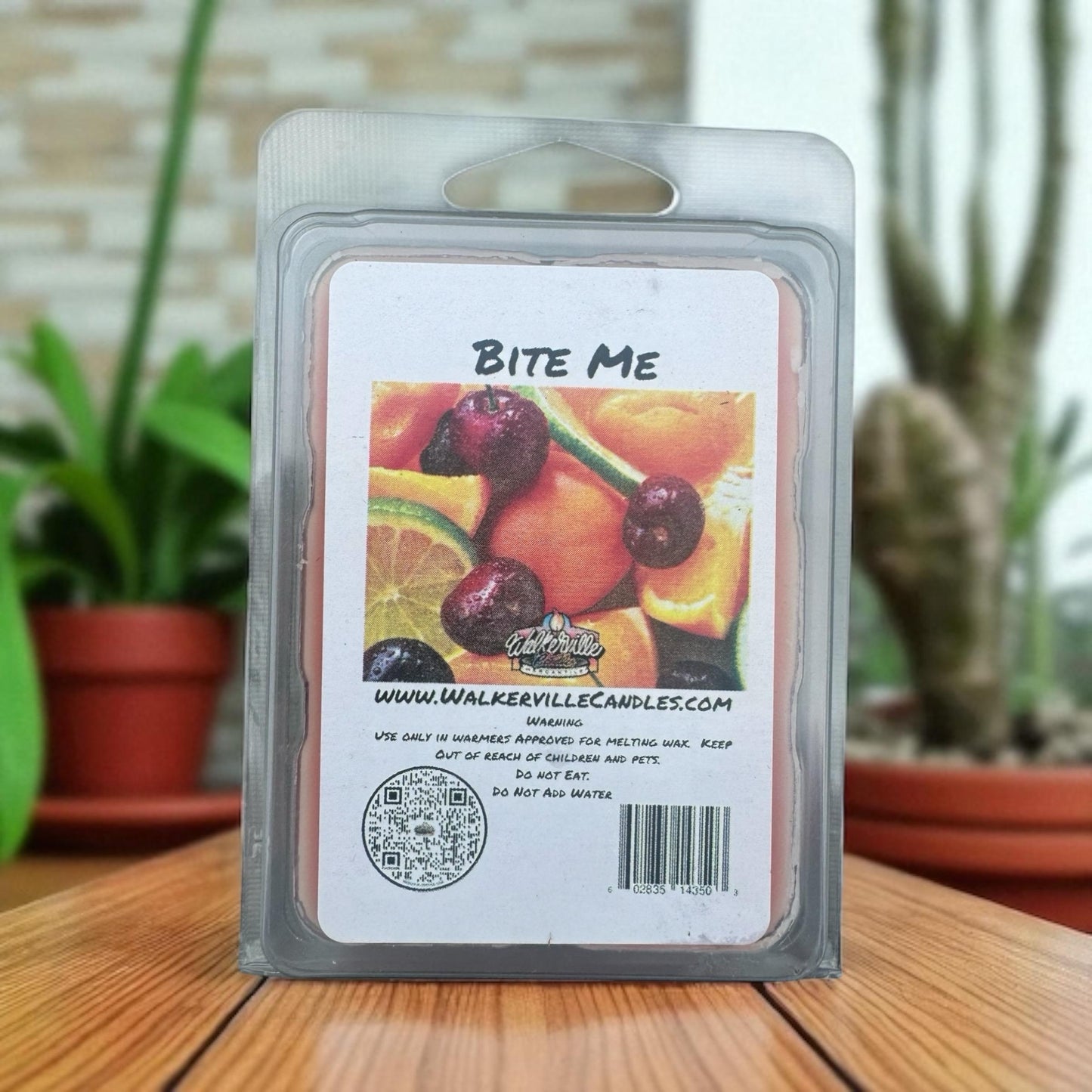 Bite Me Scented Vegan Soy wax, Hand-poured, Eco-friendly Fruity Wax Melt