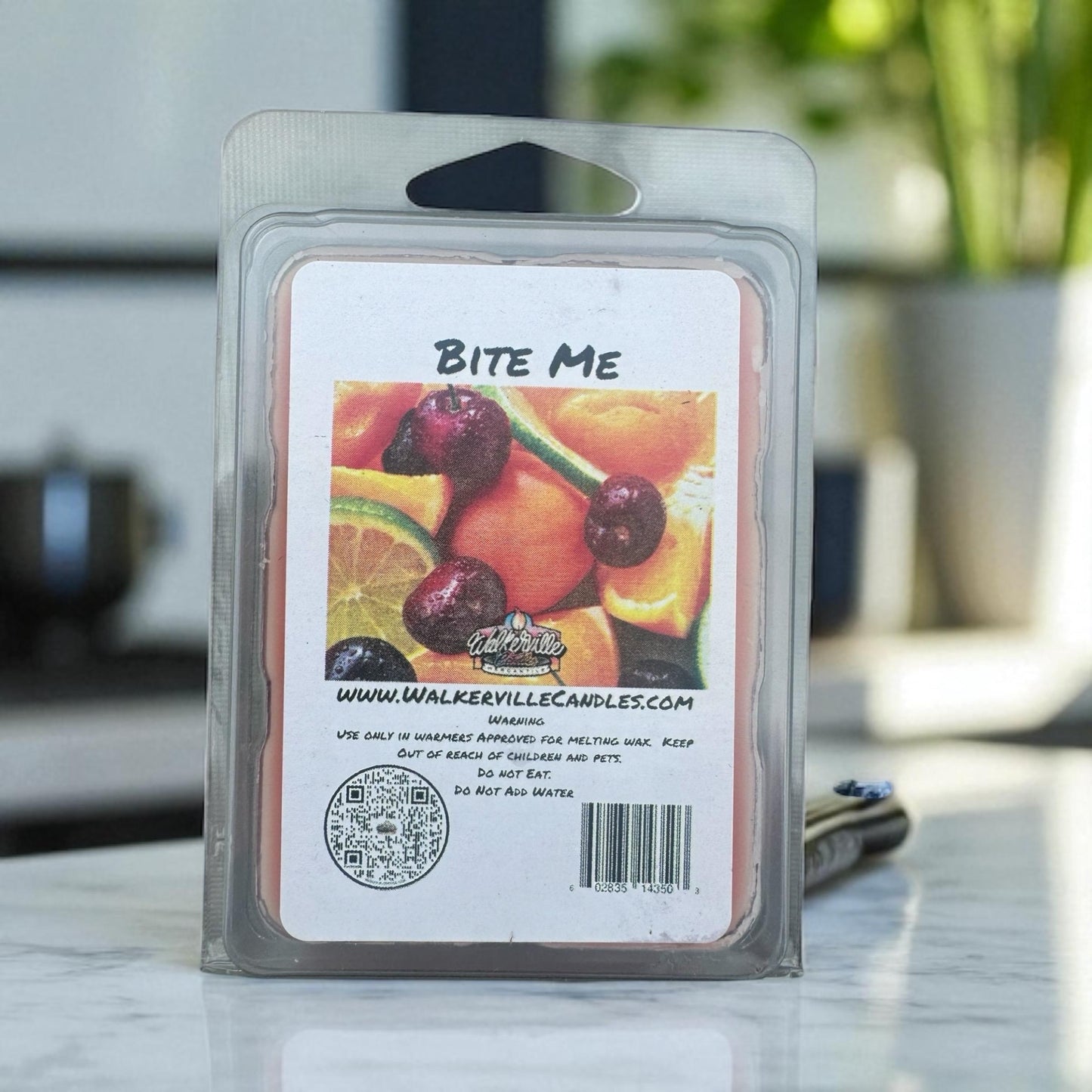 Bite Me Scented Vegan Soy wax, Hand-poured, Eco-friendly Fruity Wax Melt