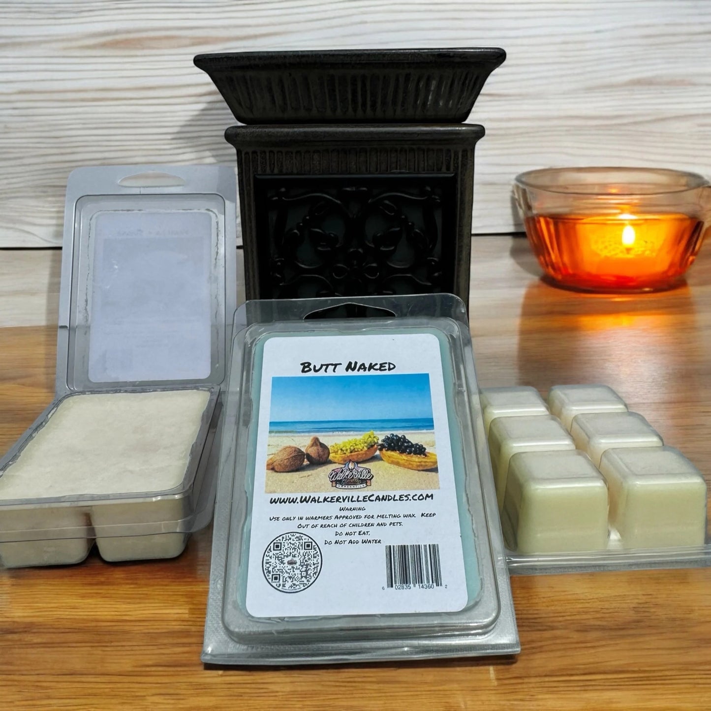 Butt Naked Vegan Soy wax, Hand-poured, Eco-friendly Fruity Wax Melt
