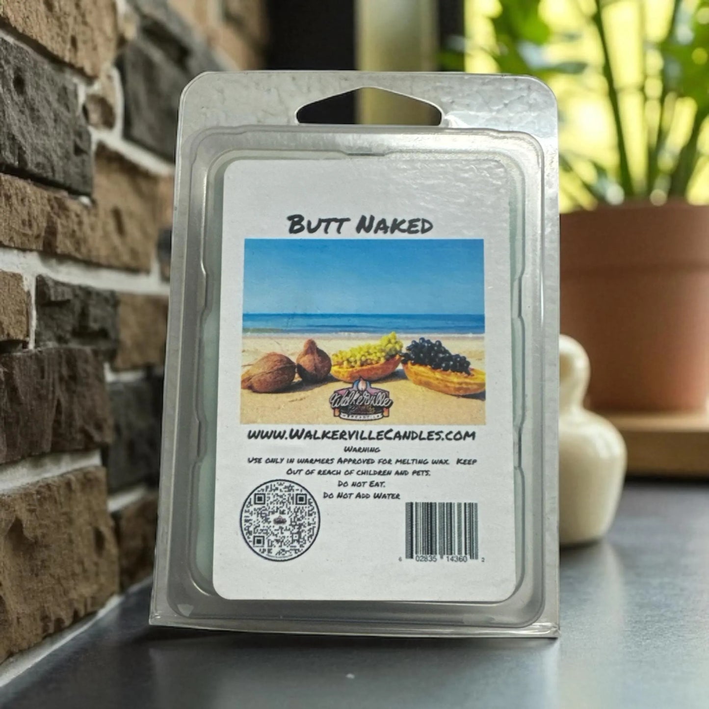 Butt Naked Vegan Soy wax, Hand-poured, Eco-friendly Fruity Wax Melt