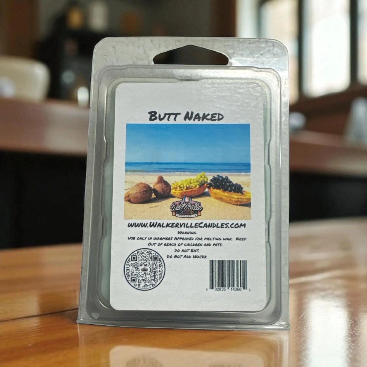 Butt Naked Vegan Soy wax, Hand-poured, Eco-friendly Fruity Wax Melt