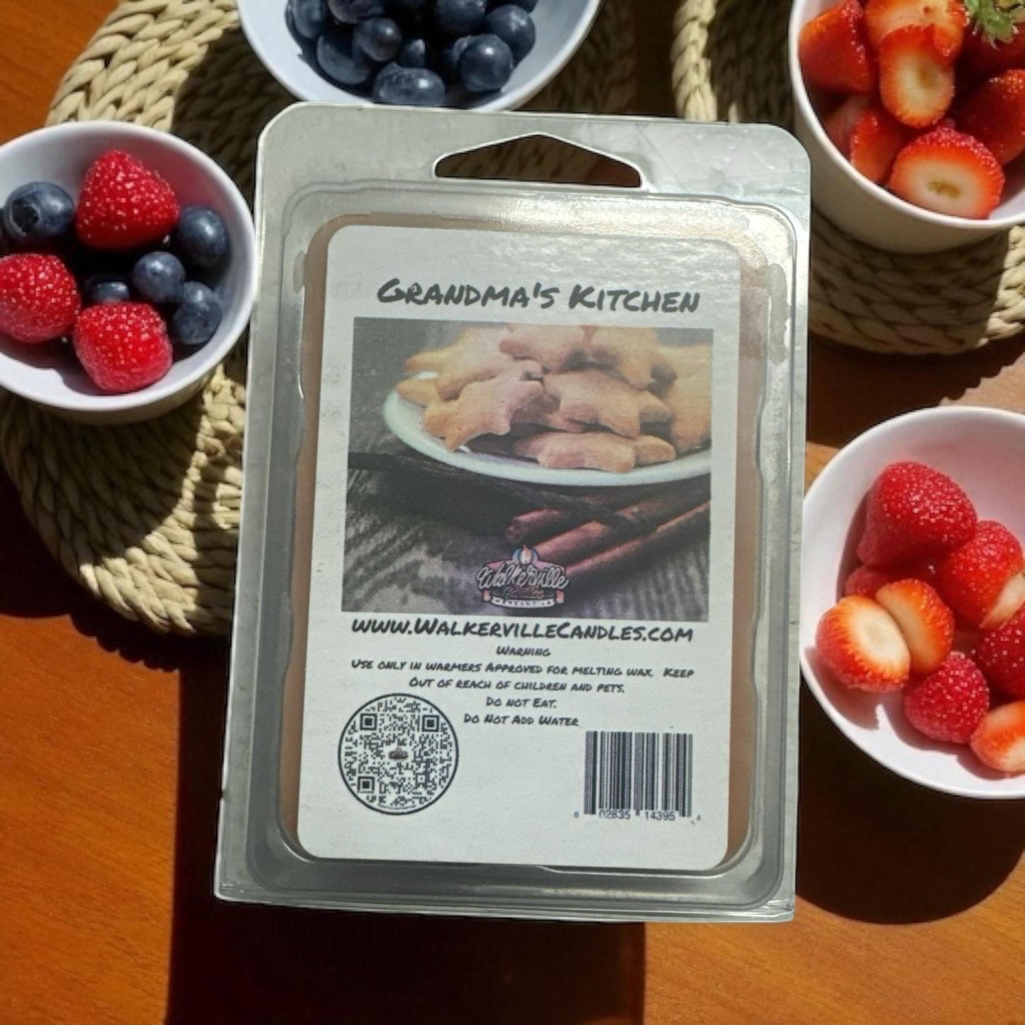 Grandma's Kitchen Vegan Soy wax, Hand-poured, Eco-friendly Bakery Food Drink Wax Melt