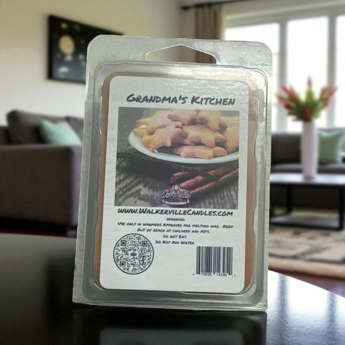 Grandma's Kitchen Vegan Soy wax, Hand-poured, Eco-friendly Bakery Food Drink Wax Melt