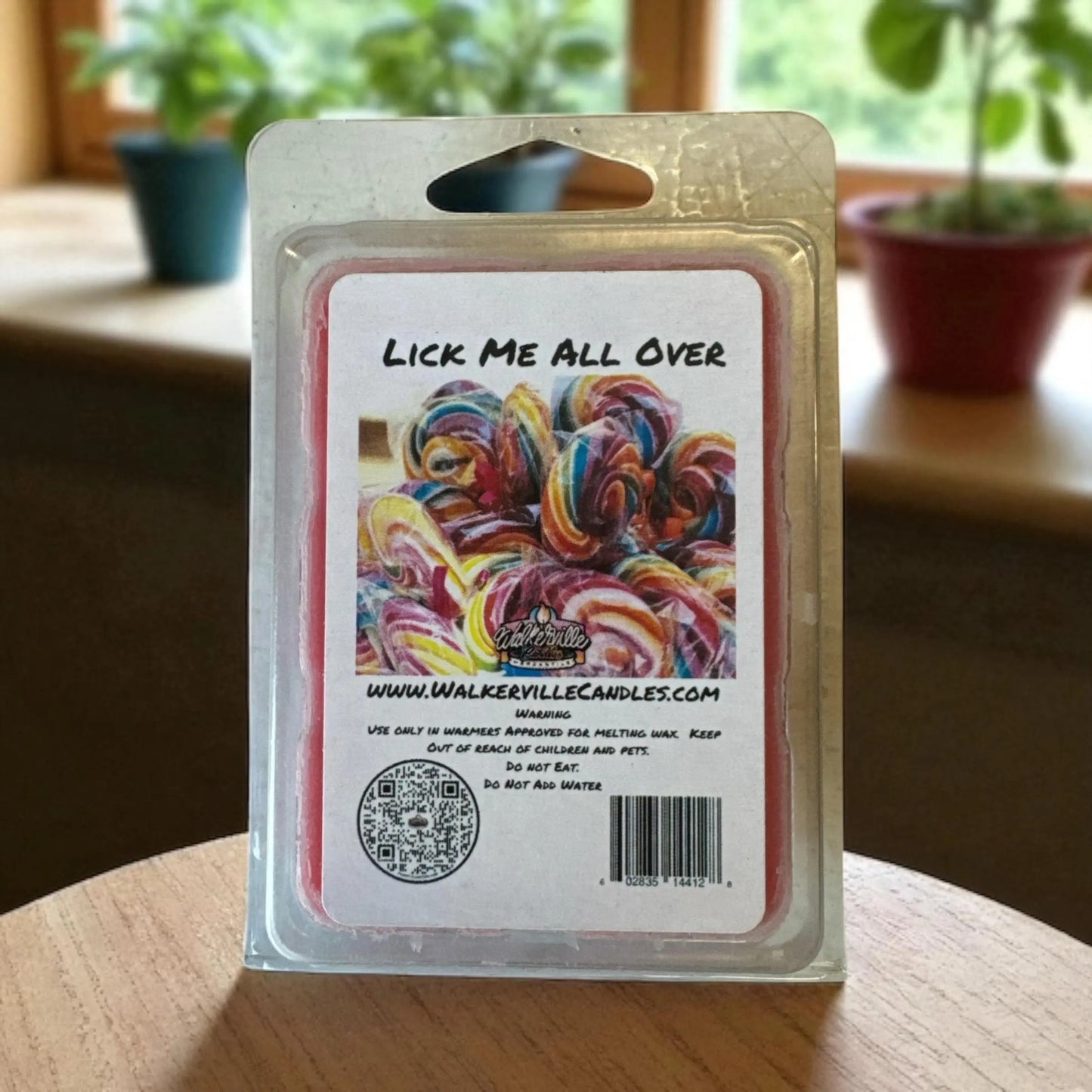 Lick Me All Over Vegan Soy wax, Hand-poured, Eco-friendly Fruity Floral Wax Melt