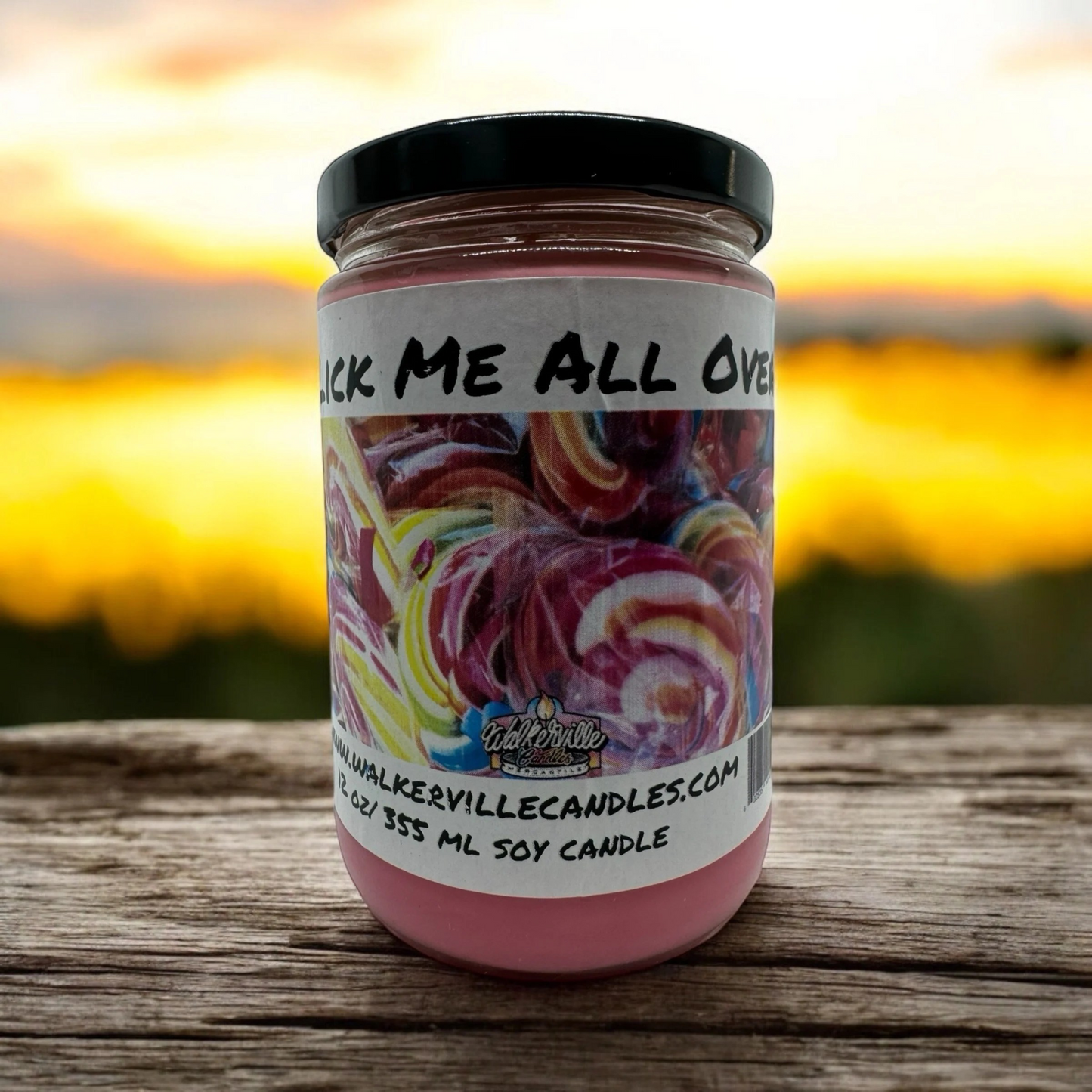 Lick Me All Over 100% Coconut Soy Eco-friendly 12 oz Candle