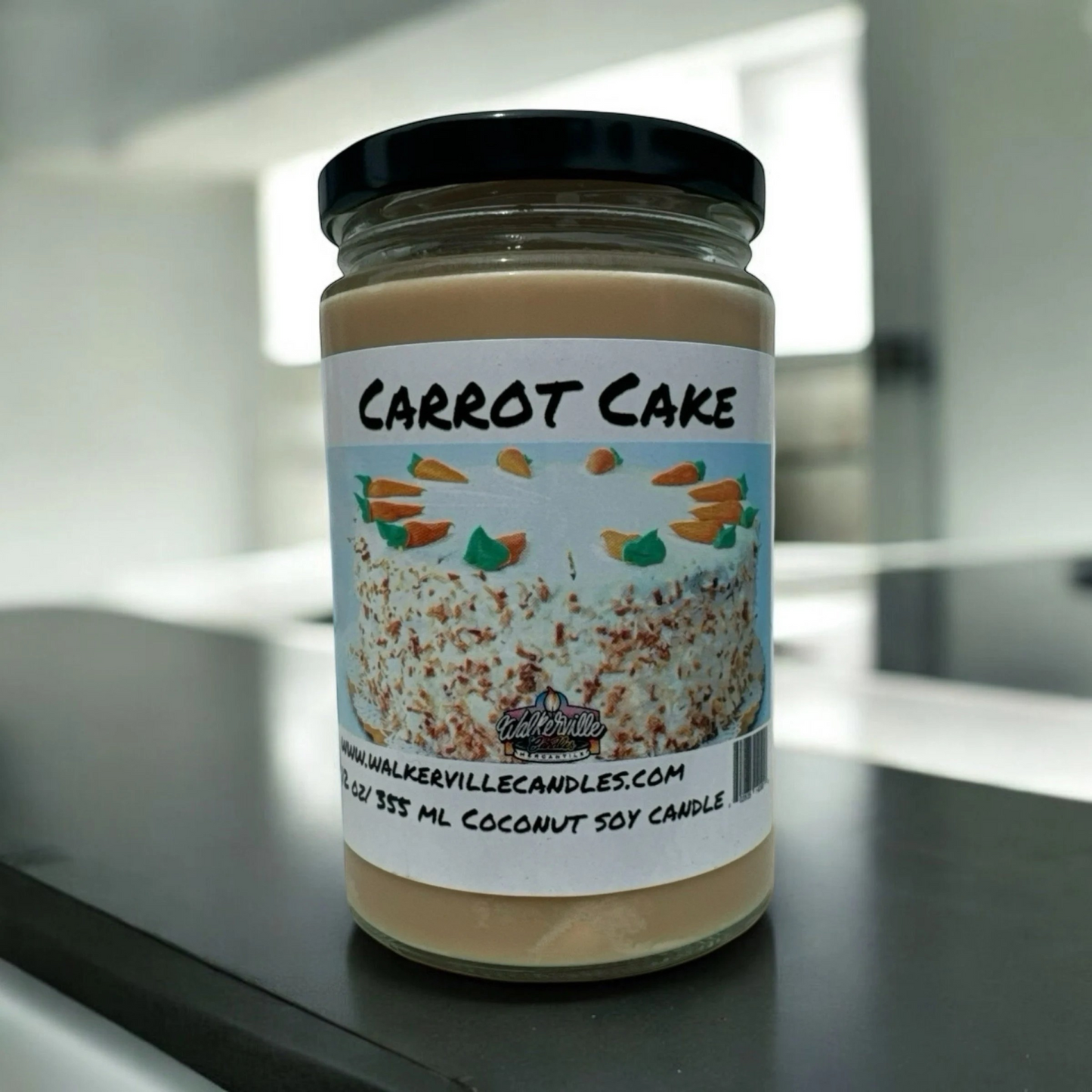 Carrot Cake 100% Coconut Soy Eco-friendly 12 oz Candle