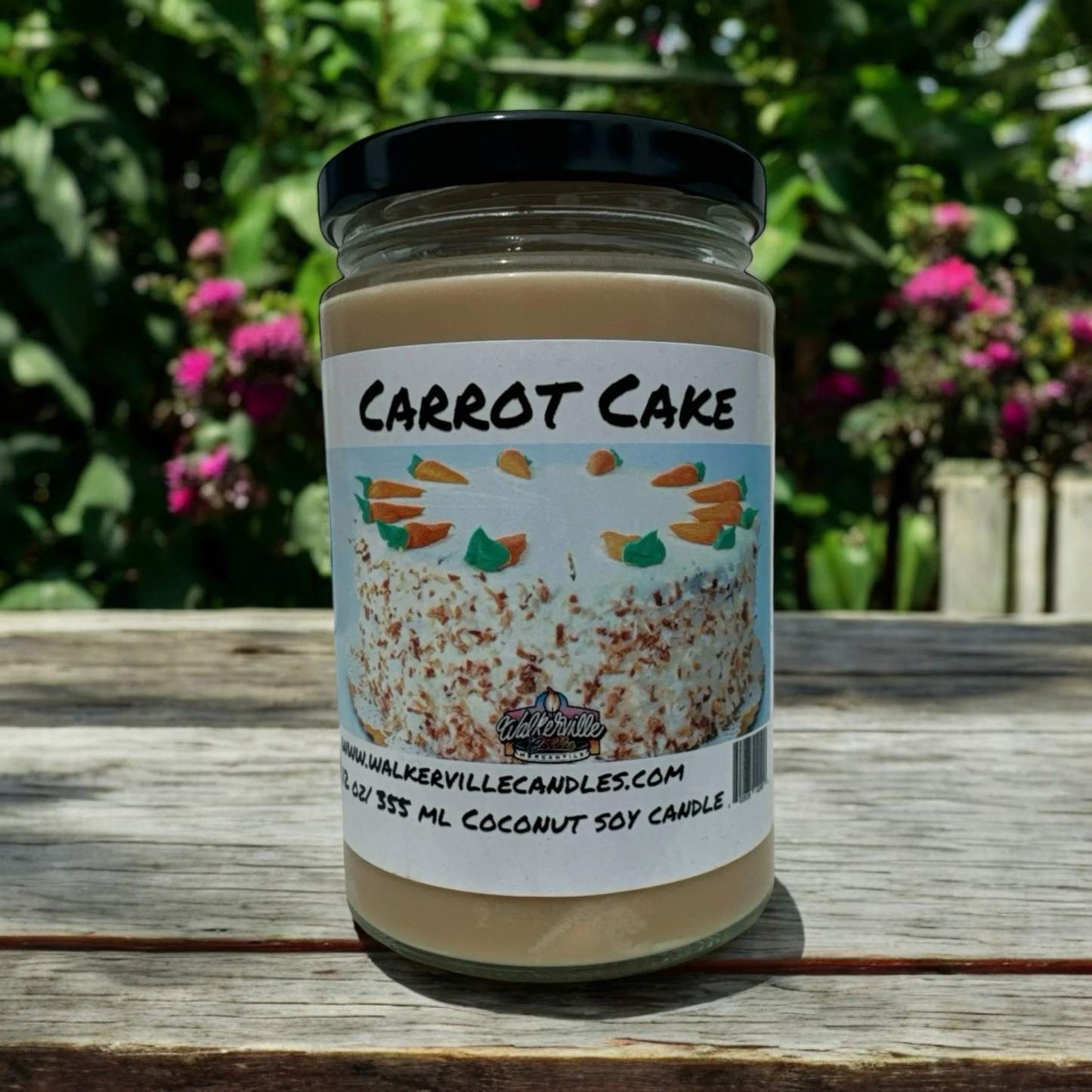 Carrot Cake 100% Coconut Soy Eco-friendly 12 oz Candle