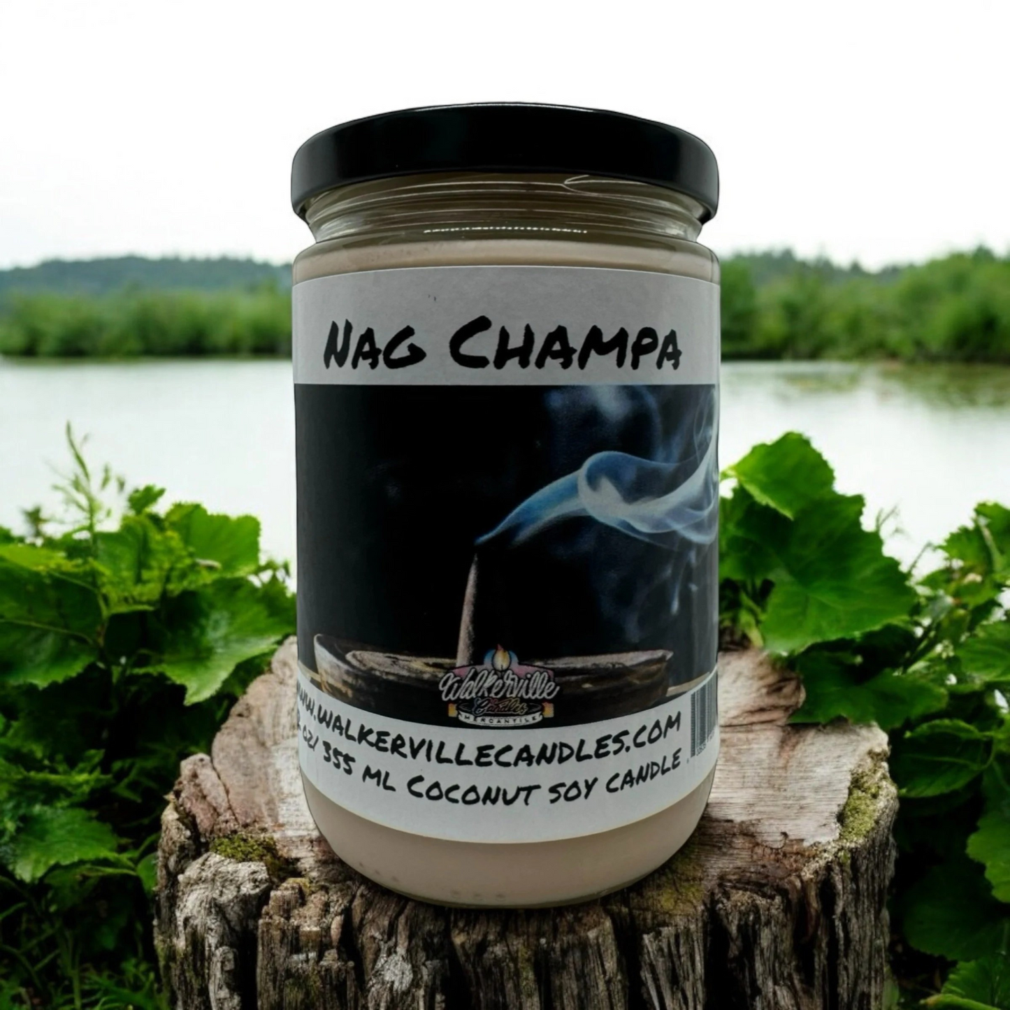 Nag Champa 100% Coconut Soy Eco-friendly 12 oz Candle