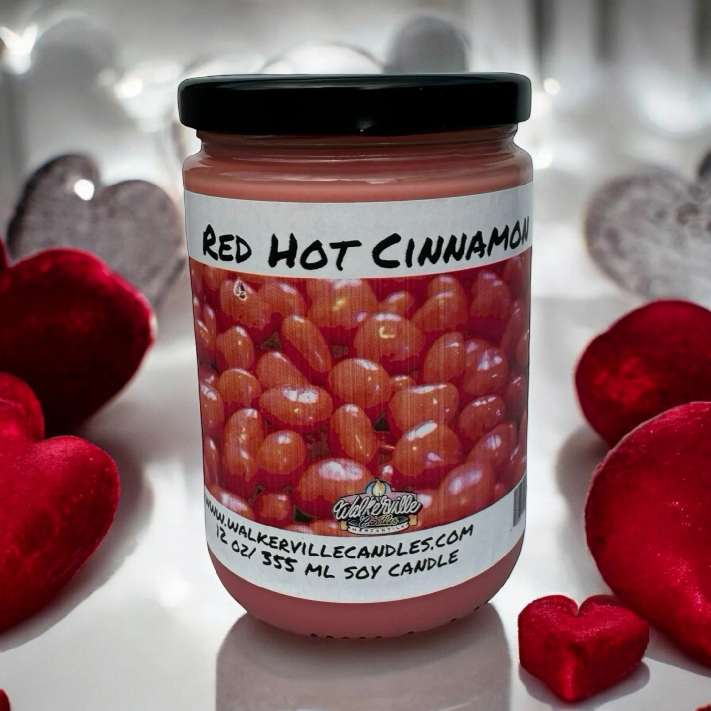Red Hot Cinnamon 100% Coconut Soy Eco-friendly 12 oz Candle