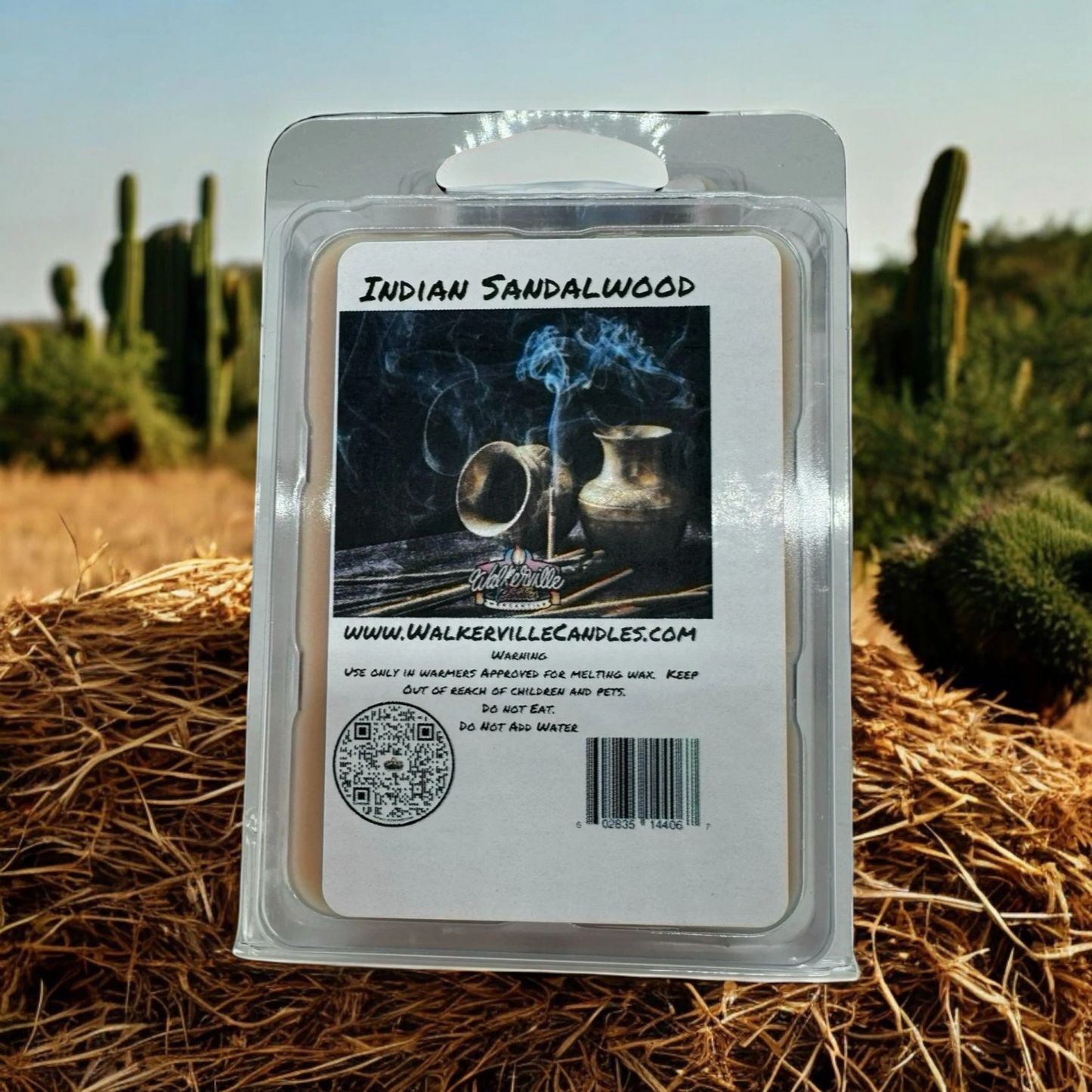 Indian Sandalwood Scented Handmade, Eco-friendly Wax Melt