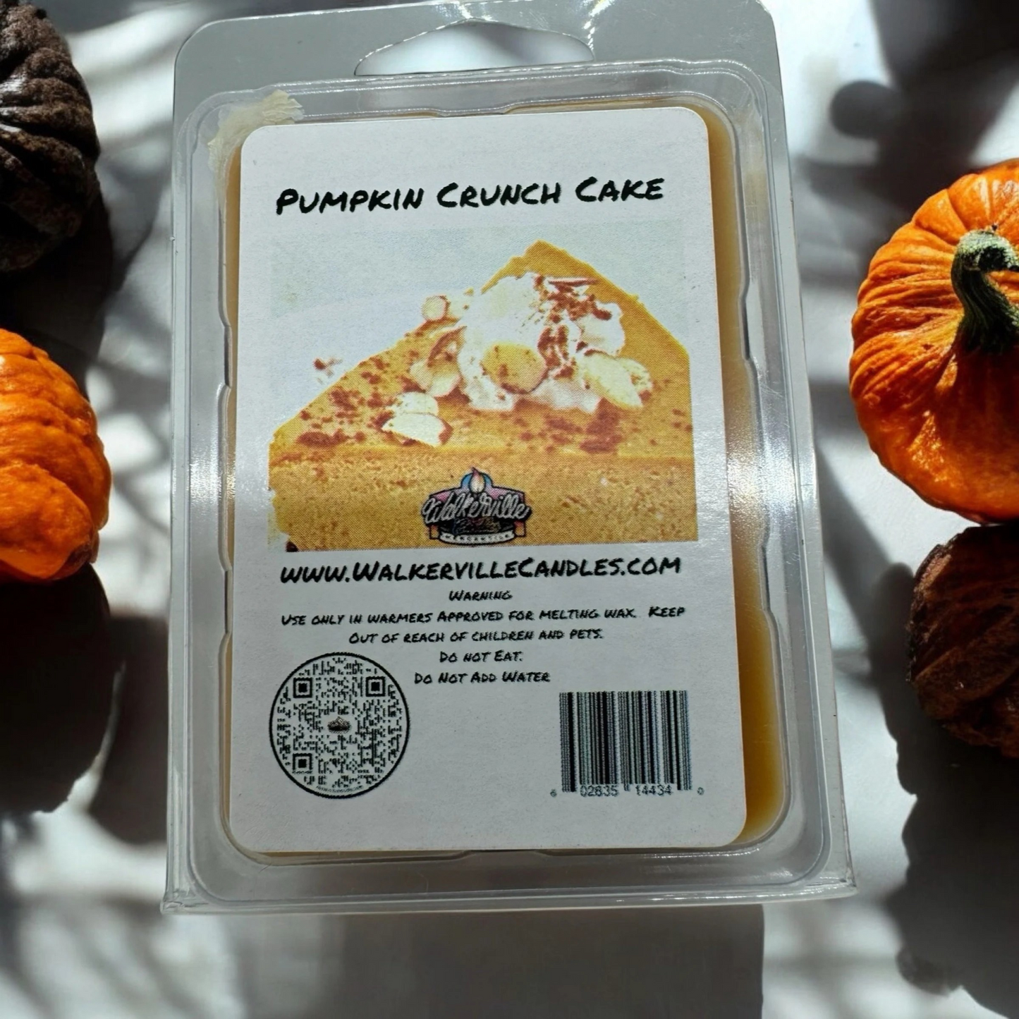 Pumpkin Crunch Cake Scented Handmade, Eco-friendly Wax Melt