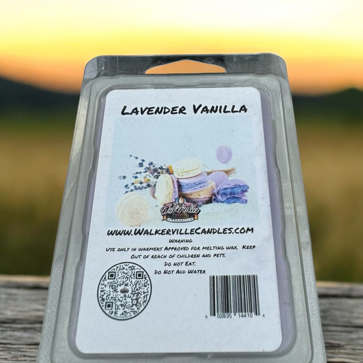 Lavender & Vanilla Scented Handmade, Eco-friendly Wax Melt