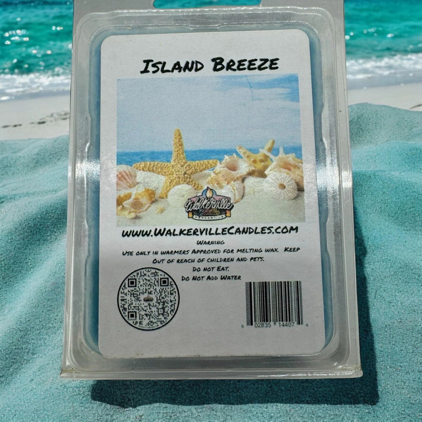 Island Breeze Scented Handmade, Eco-friendly Wax Melt