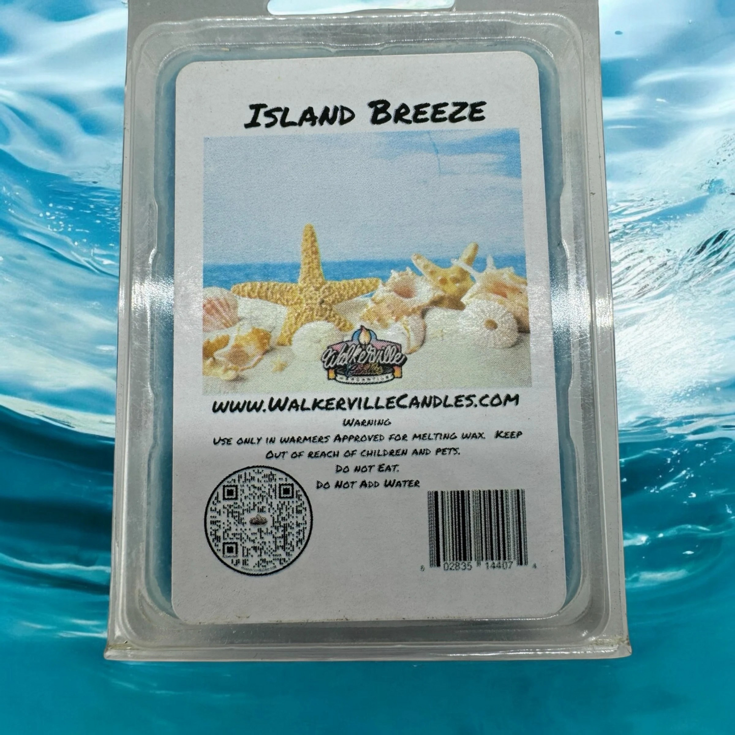 Island Breeze Scented Handmade, Eco-friendly Wax Melt