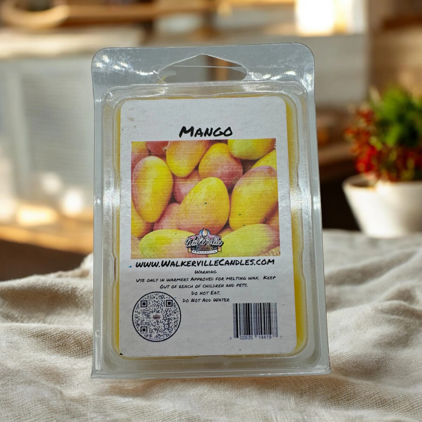Mango Scented Handmade, Eco-friendly Wax Melt