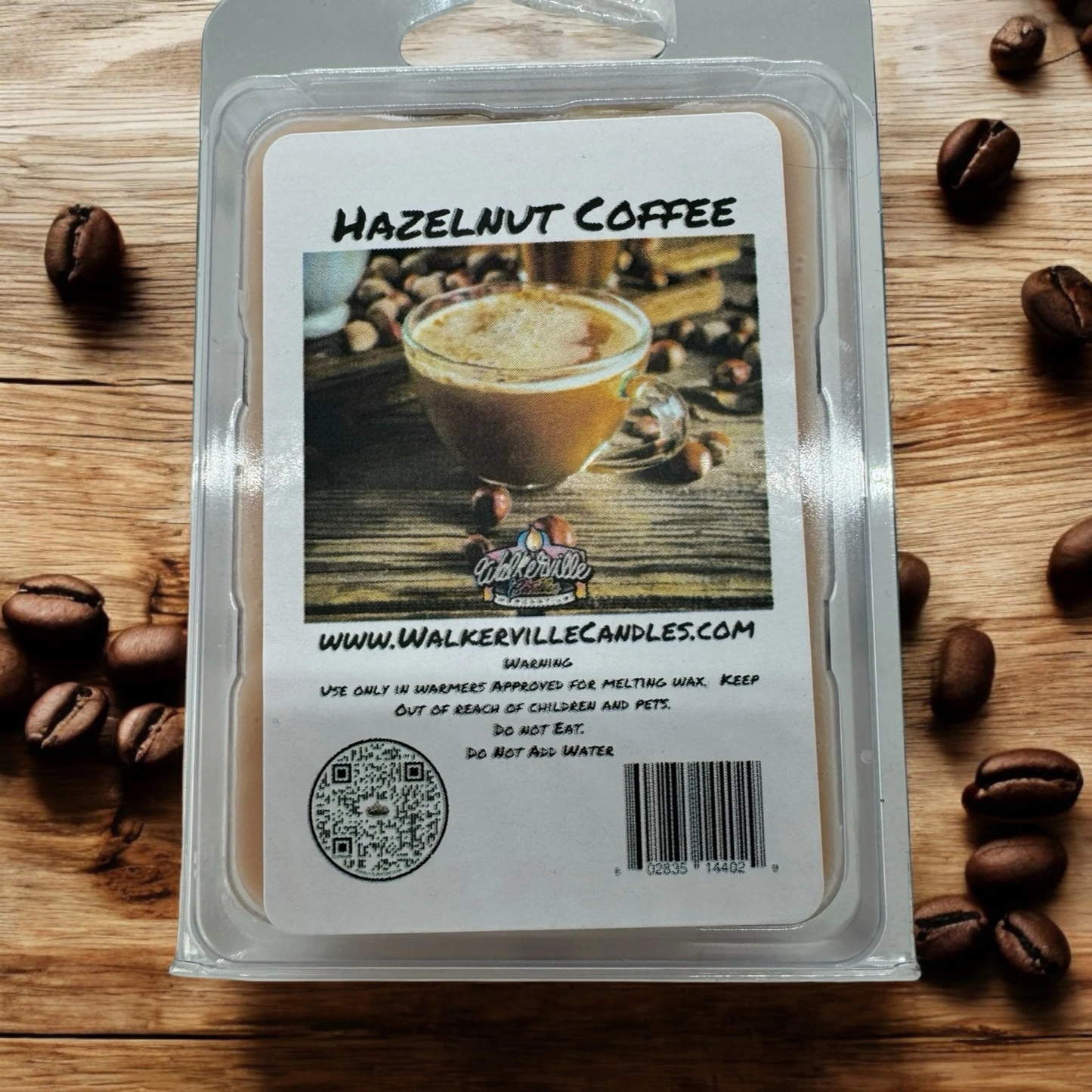 Hazelnut Coffee Scented Handmade, Eco-friendly Wax Melt