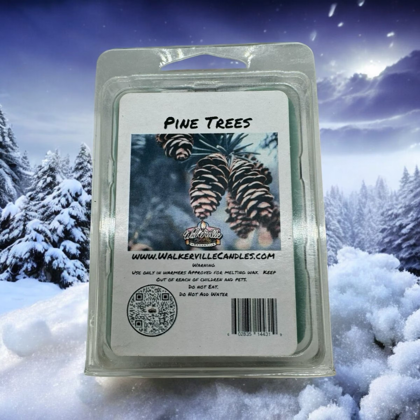 Pine Trees Scented Handmade, Eco-friendly Wax Melt