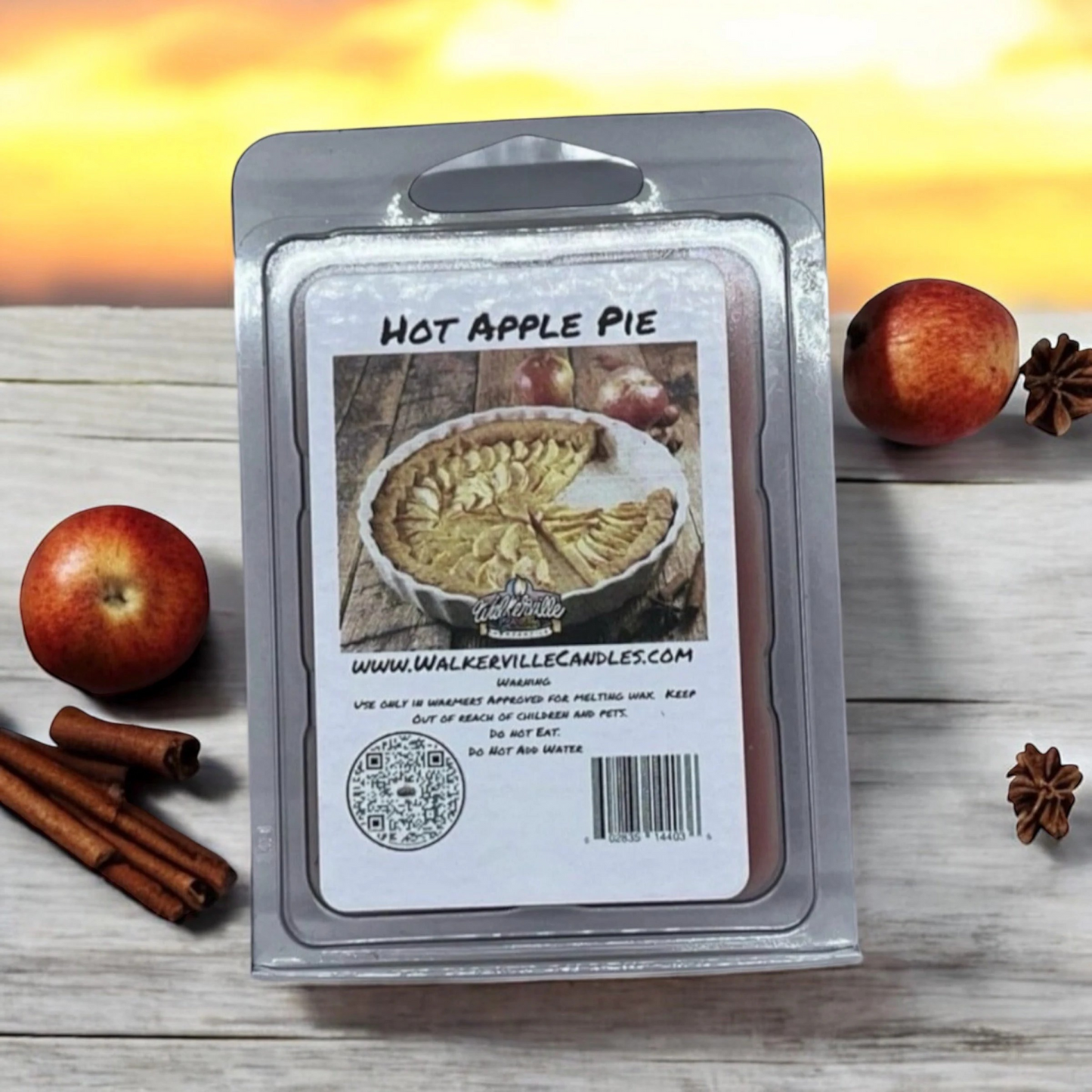 Hot Apple Pie Scented Handmade, Eco-friendly Wax Melt