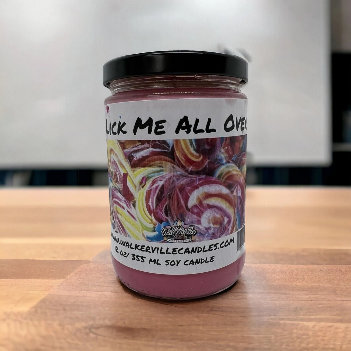 Lick Me All Over 100% Coconut Soy Eco-friendly 12 oz Candle