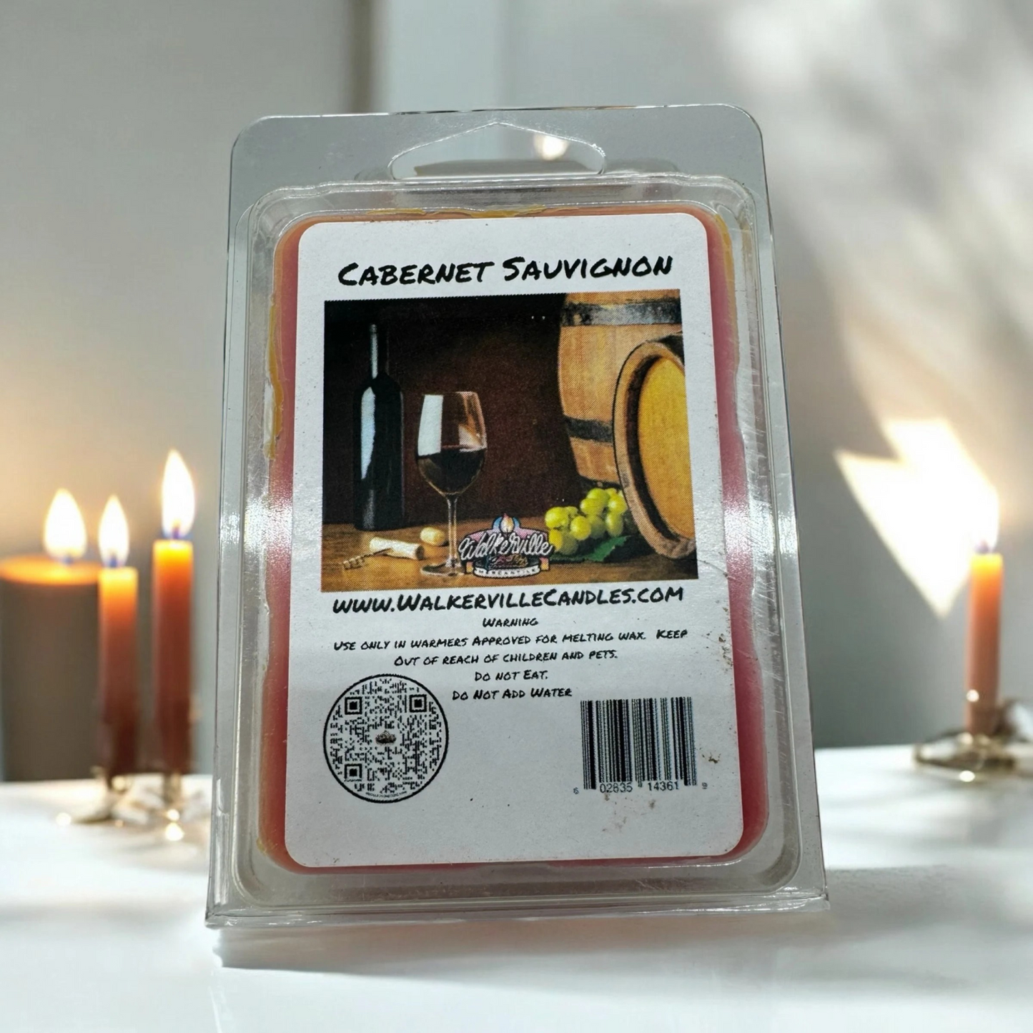 Cabernet Sauvignon Scented Handmade, Eco-friendly Wax Melt