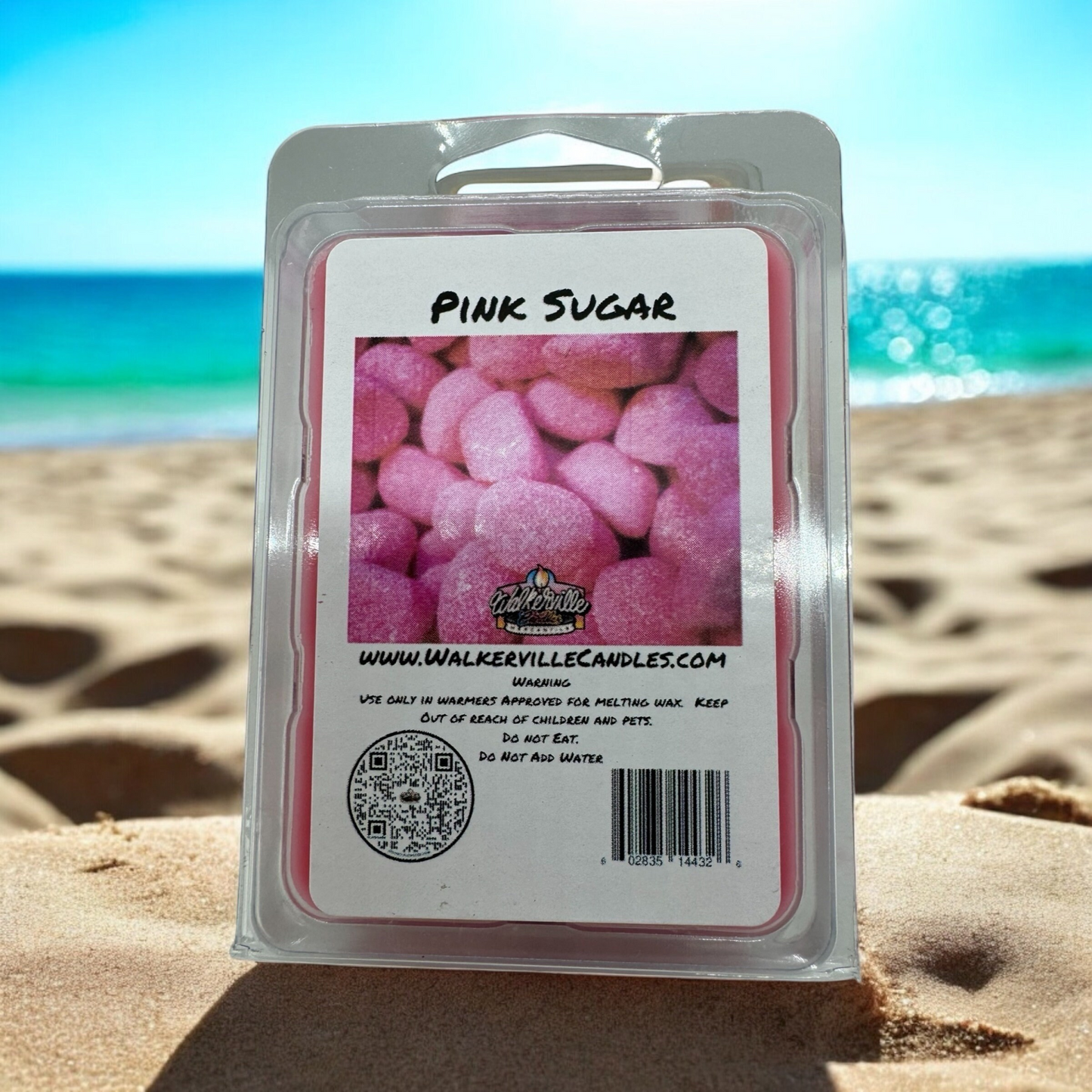 Pink Sugar Scented Handmade, Eco-friendly Wax Melt