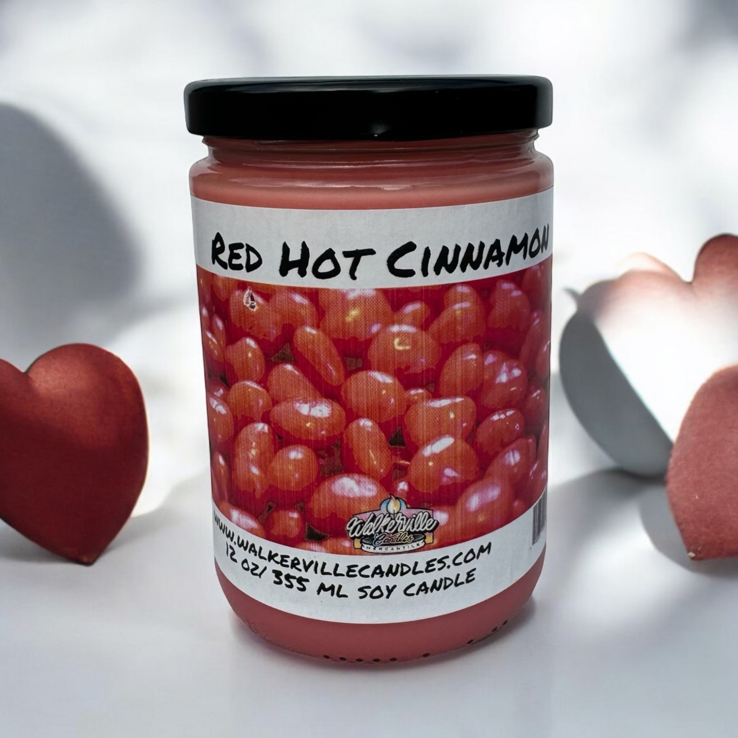 Red Hot Cinnamon 100% Coconut Soy Eco-friendly 12 oz Candle
