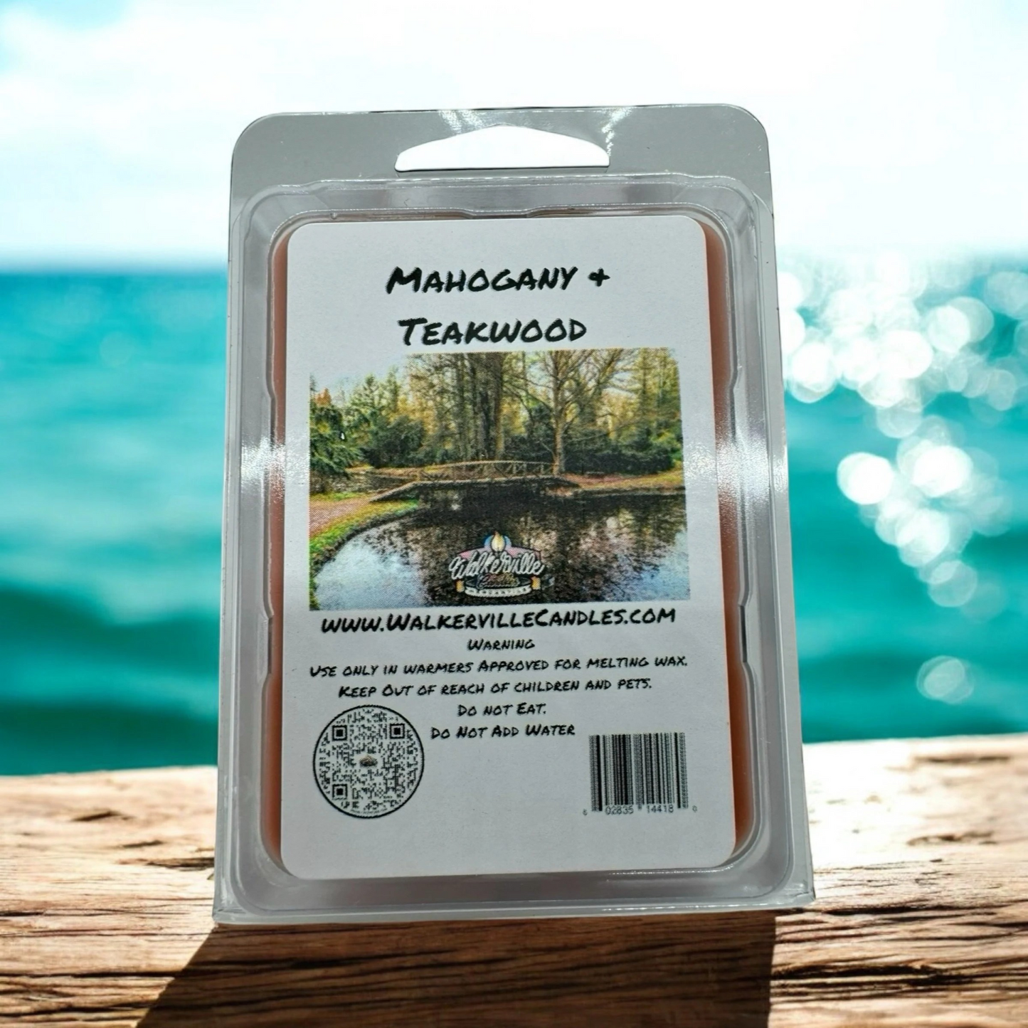 Mahogany & Teakwood Scented Handmade, Eco-friendly Wax Melt