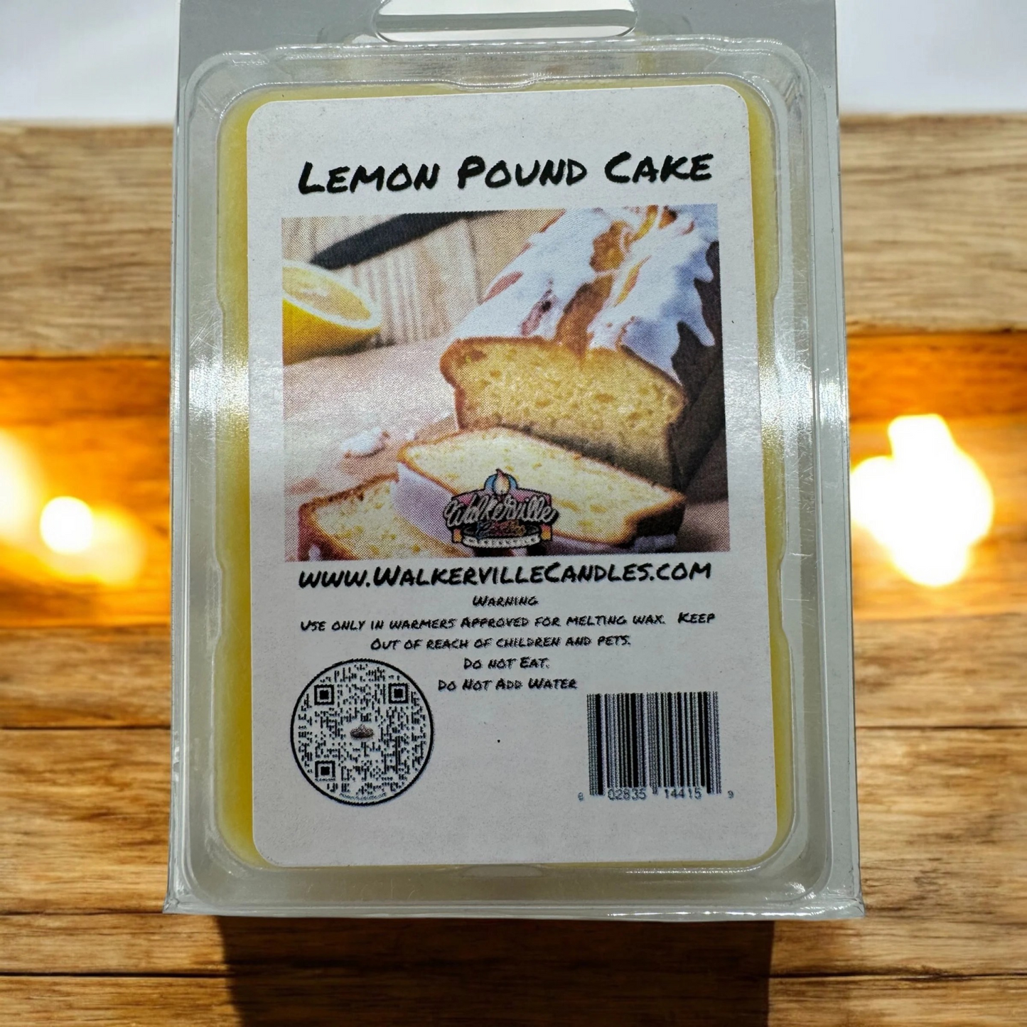 Lemon Pound Cake Scented Handmade, Eco-friendly Wax Melt