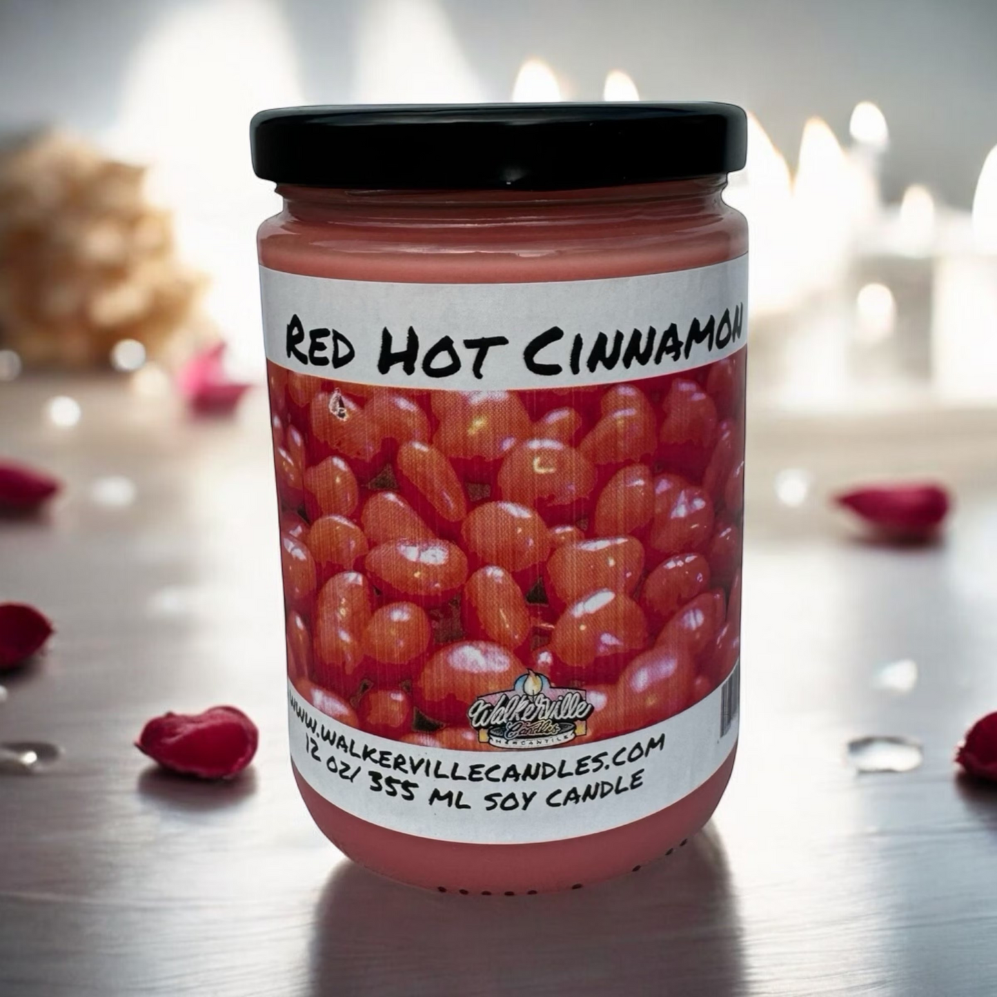 Red Hot Cinnamon 100% Coconut Soy Eco-friendly 12 oz Candle