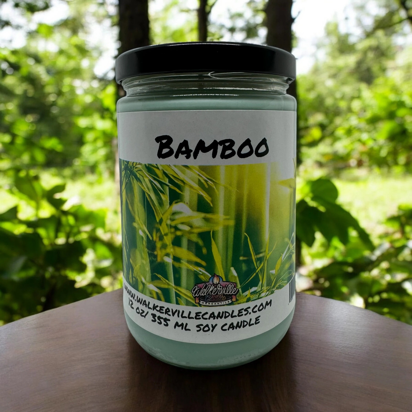 Bamboo 100% Coconut Soy Eco-friendly 12 oz Candle