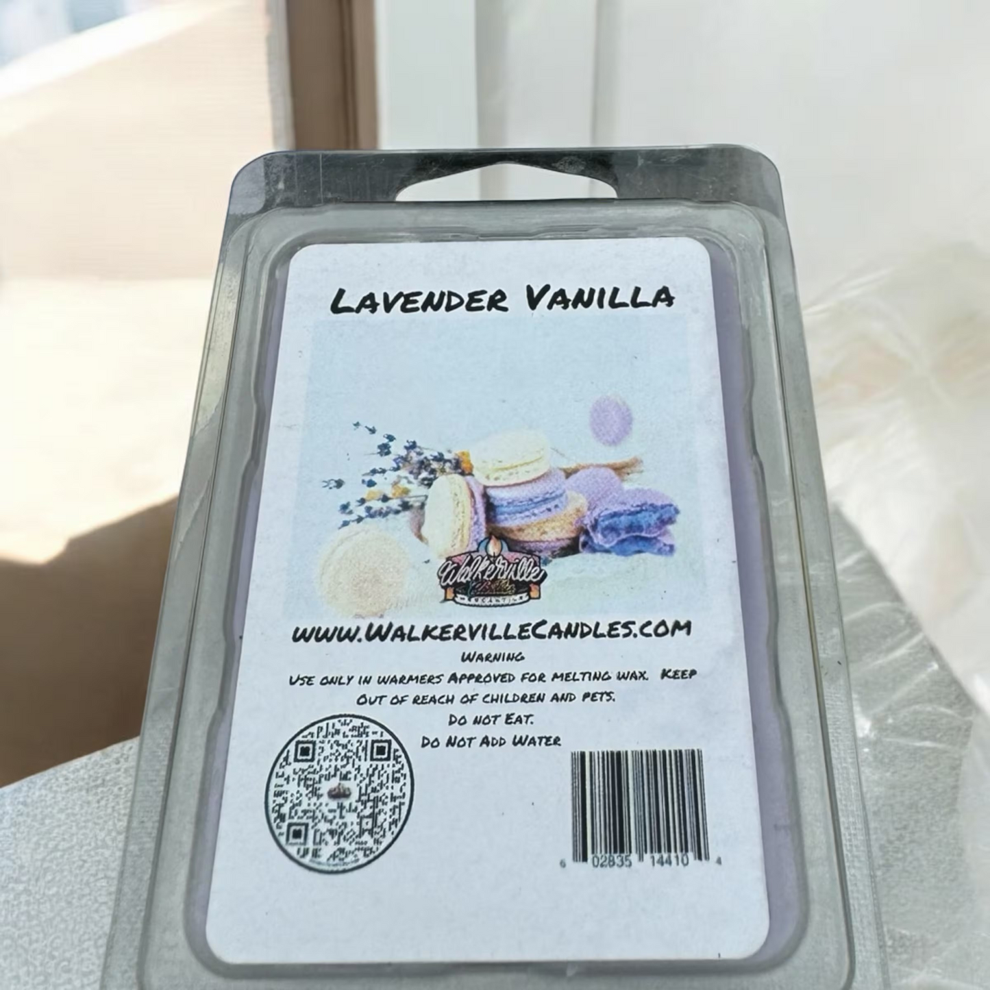 Lavender & Vanilla Scented Handmade, Eco-friendly Wax Melt