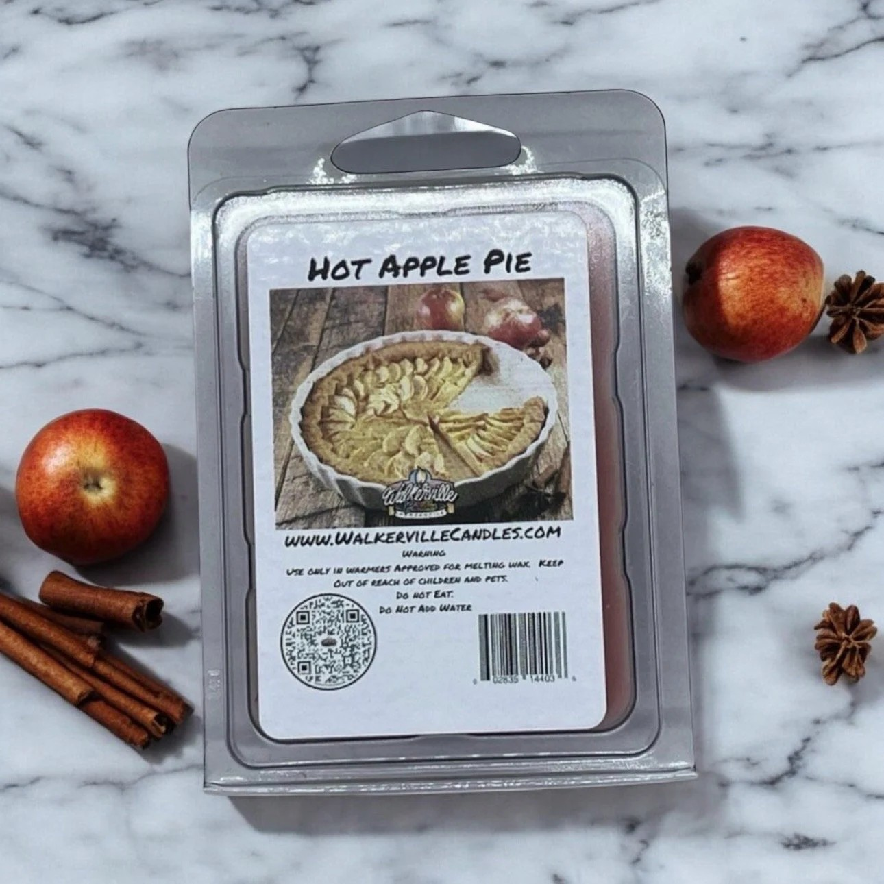 Hot Apple Pie Scented Handmade, Eco-friendly Wax Melt