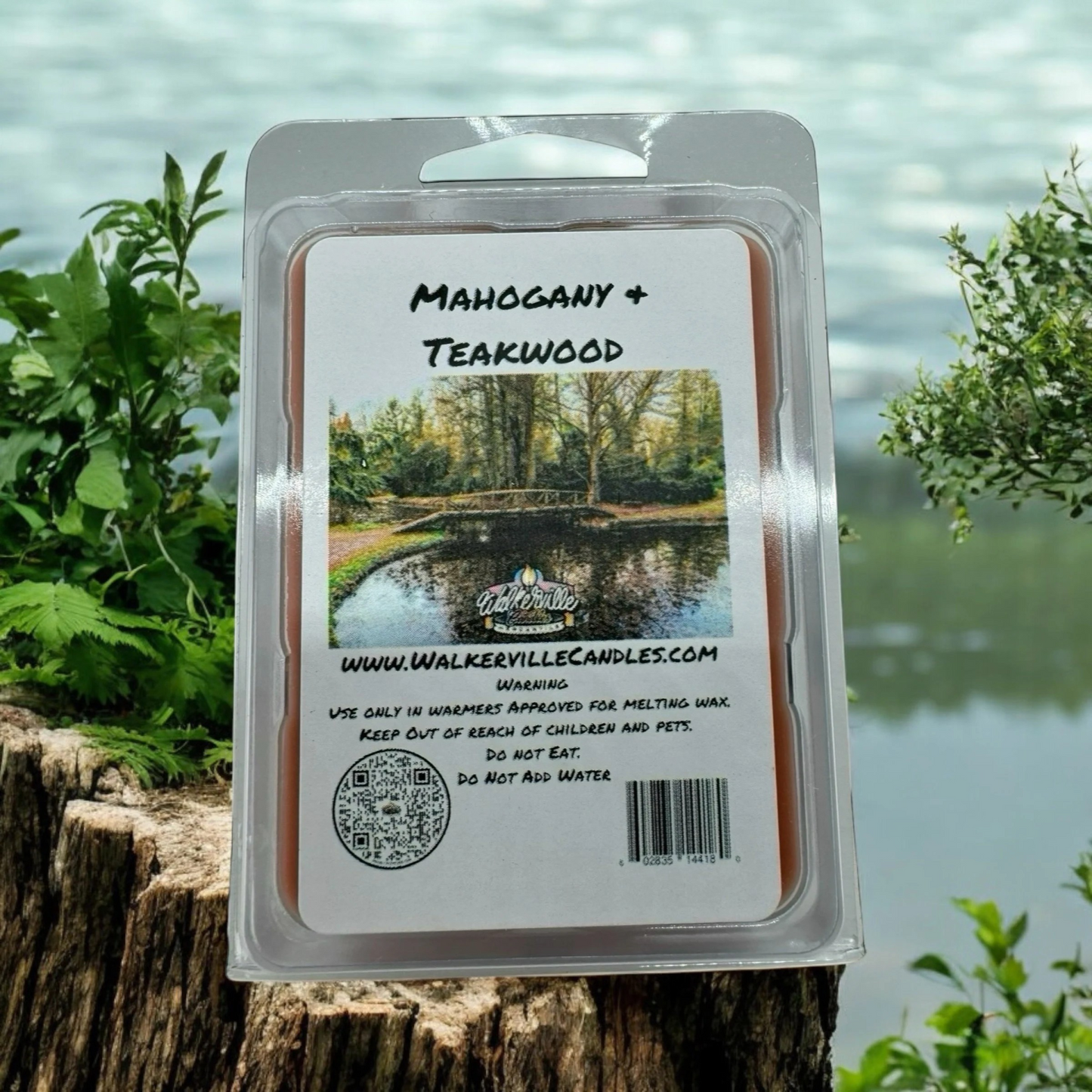 Mahogany & Teakwood Scented Handmade, Eco-friendly Wax Melt