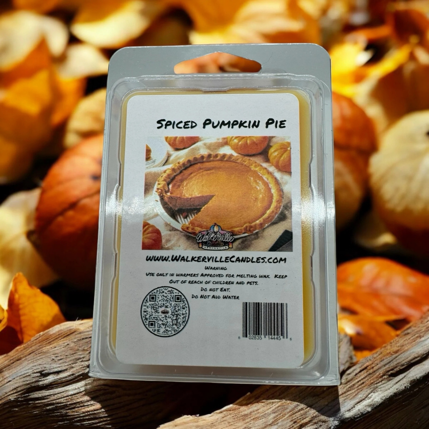 Spiced Pumpkin Pie Scented Handmade, Eco-friendly Wax Melt