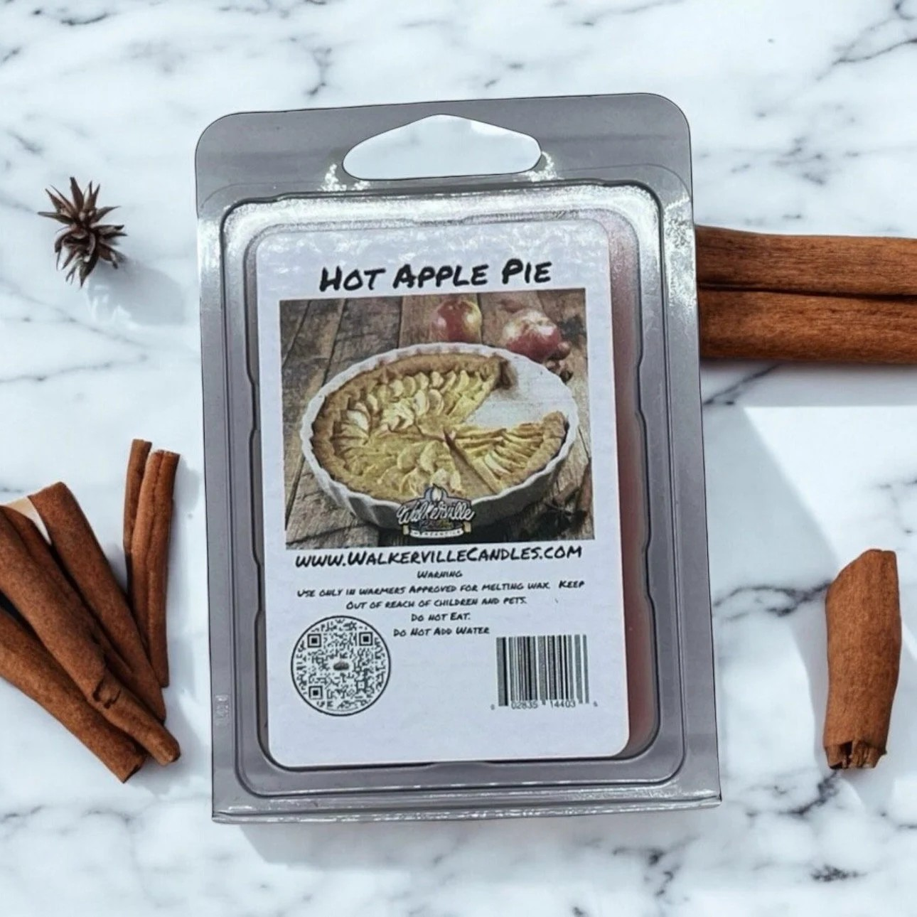 Hot Apple Pie Scented Handmade, Eco-friendly Wax Melt
