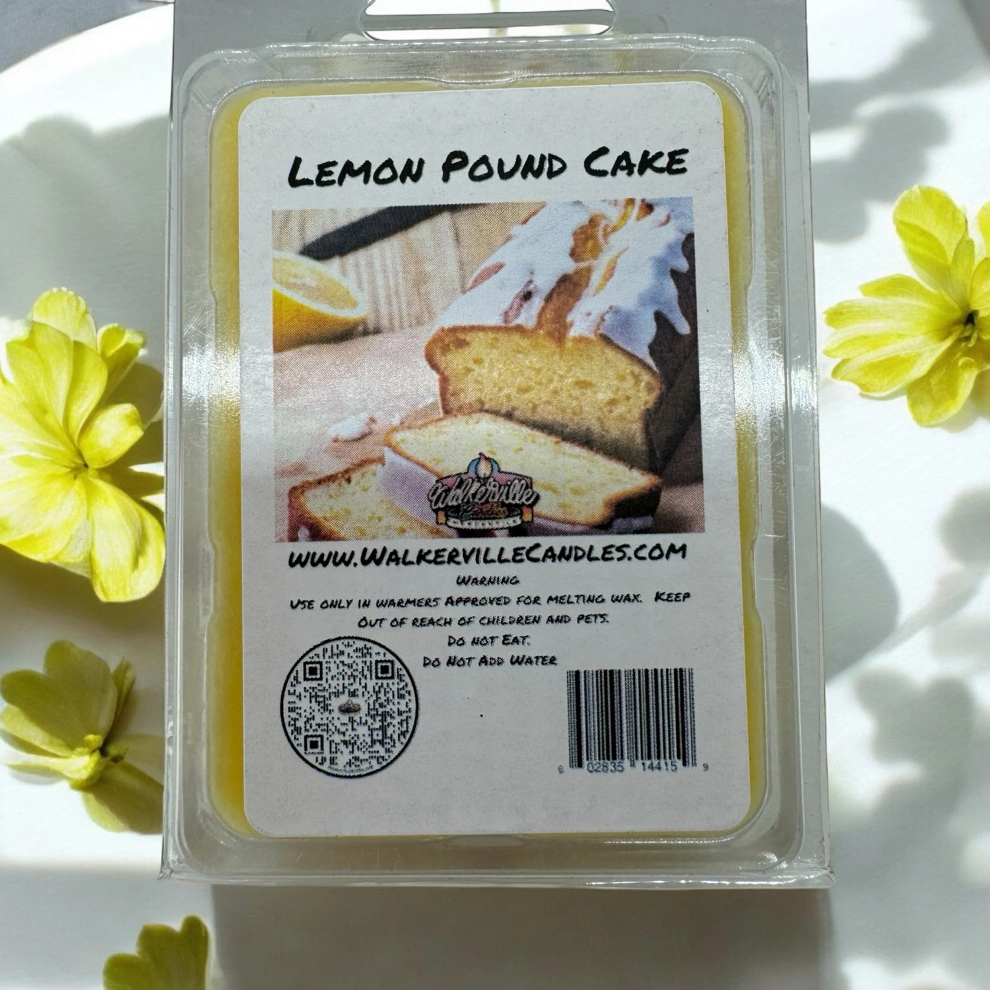 Lemon Pound Cake Scented Handmade, Eco-friendly Wax Melt