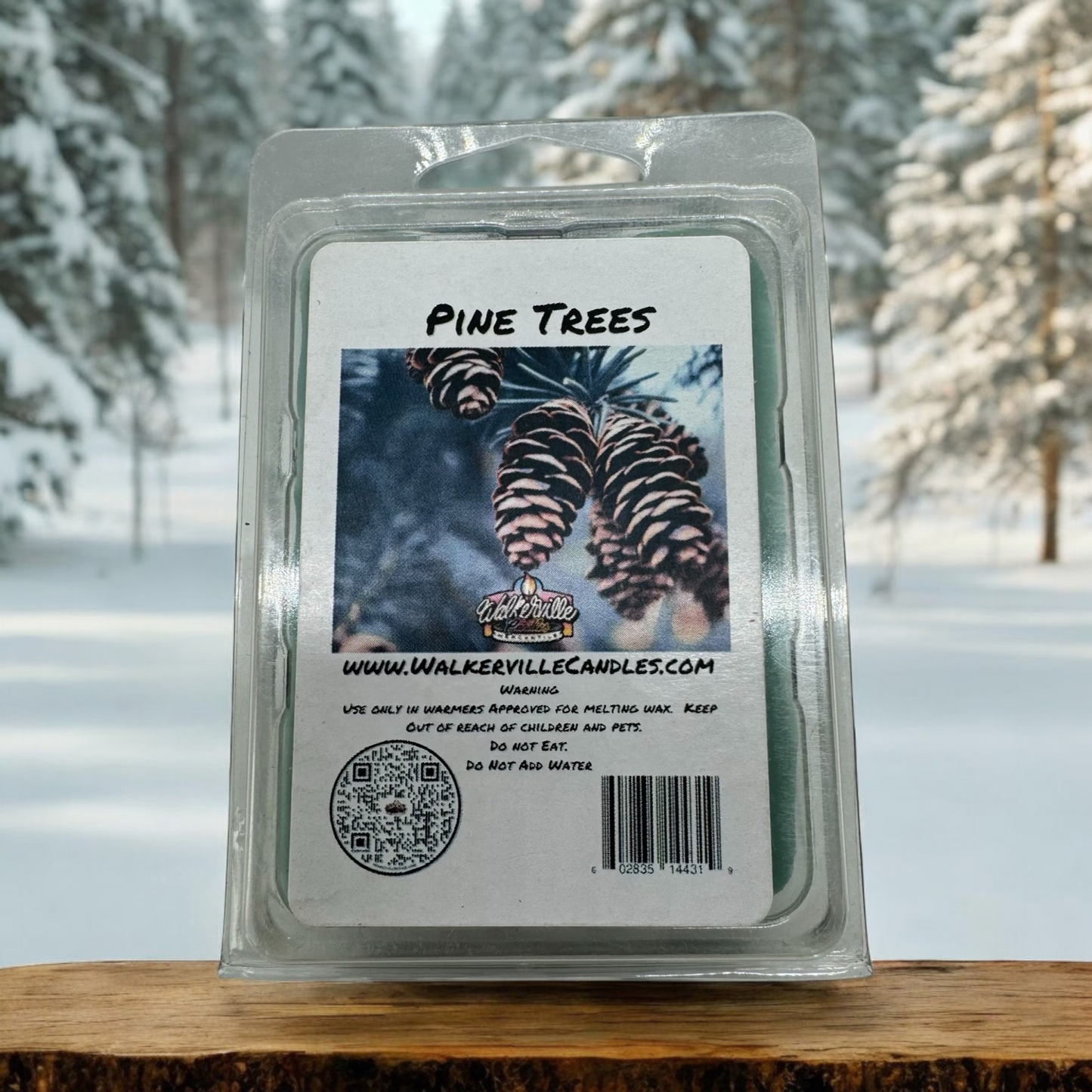 Pine Trees Scented Handmade, Eco-friendly Wax Melt