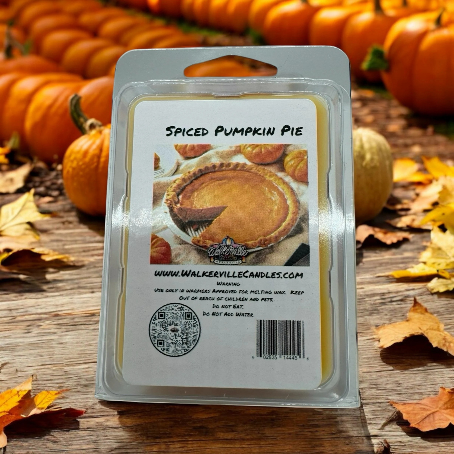 Spiced Pumpkin Pie Scented Handmade, Eco-friendly Wax Melt