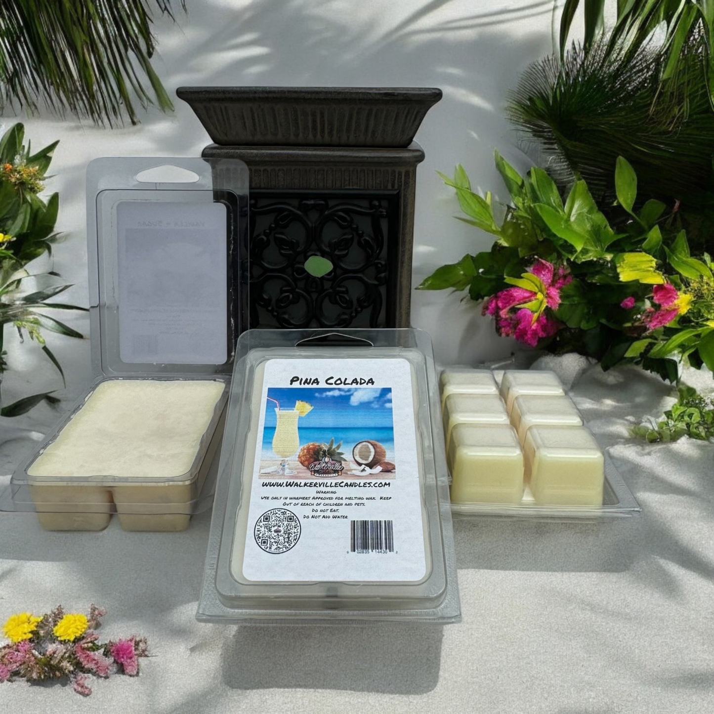 Pina Colada Scented Handmade, Eco-friendly Wax Melt