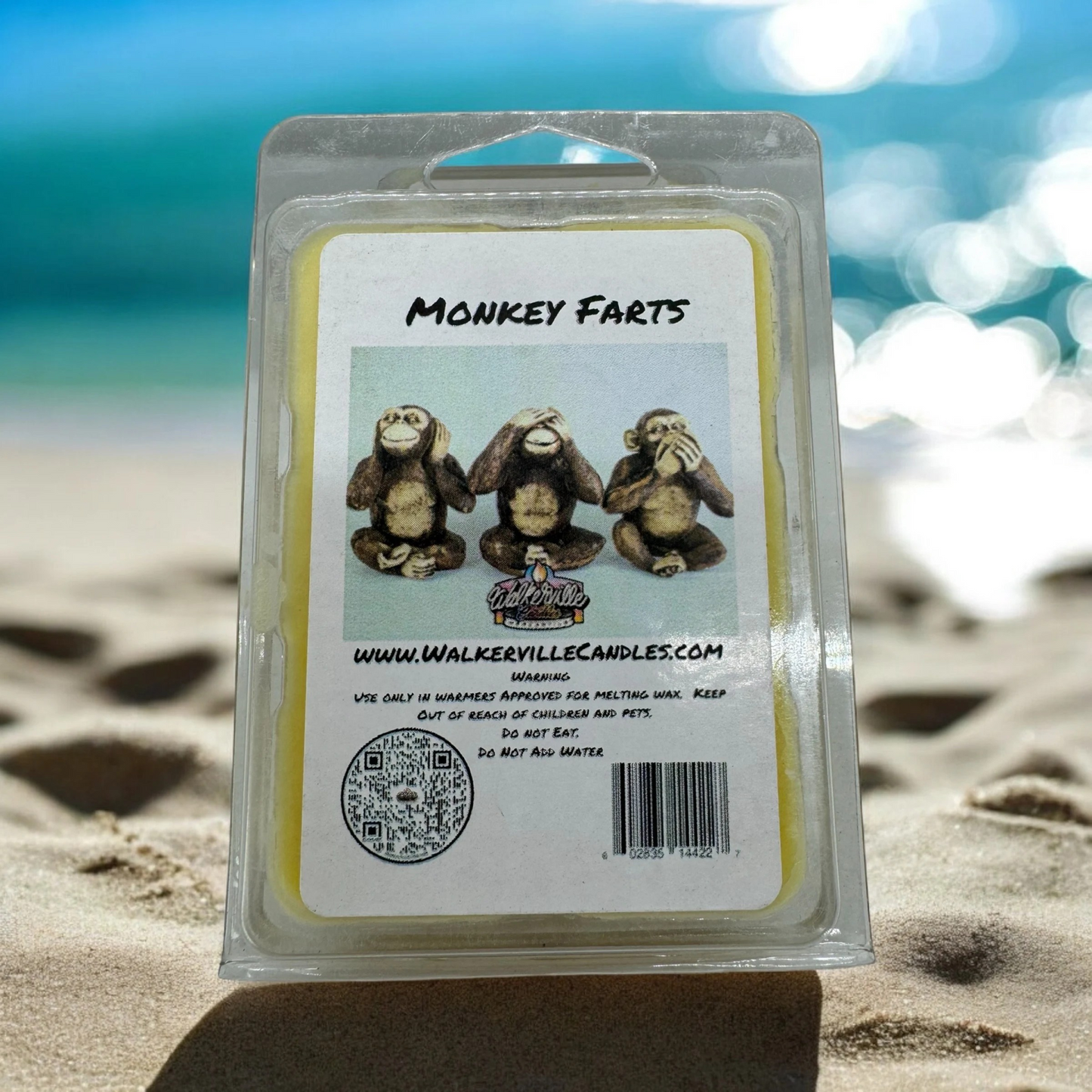 Monkey Farts Scented Handmade, Eco-friendly Wax Melt