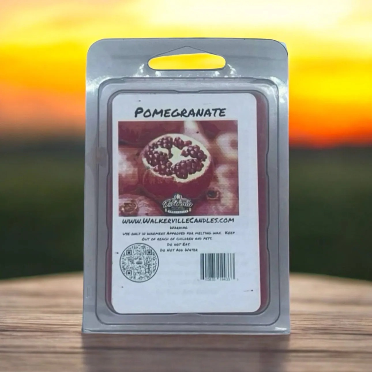 Pomegranate Scented Handmade, Eco-friendly Wax Melt