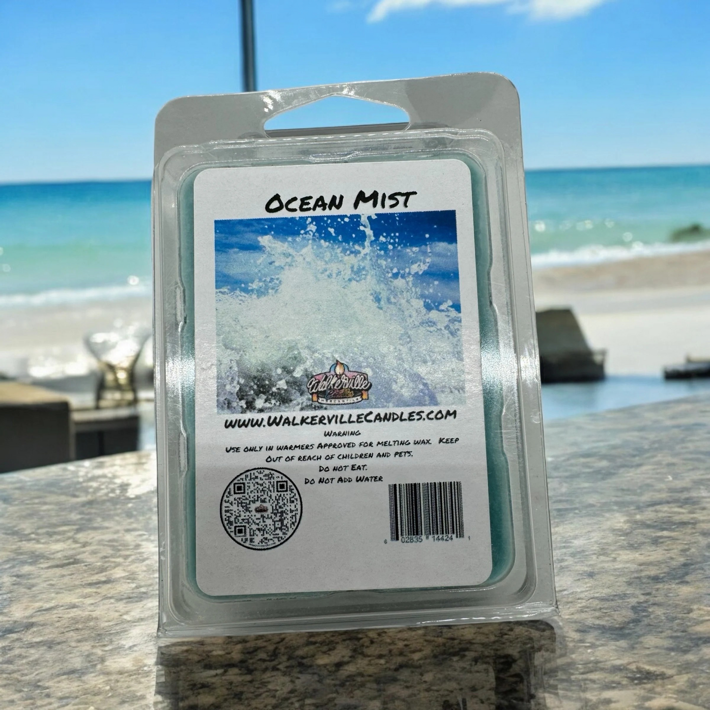 Ocean Mist Scented Handmade, Eco-friendly Wax Melt